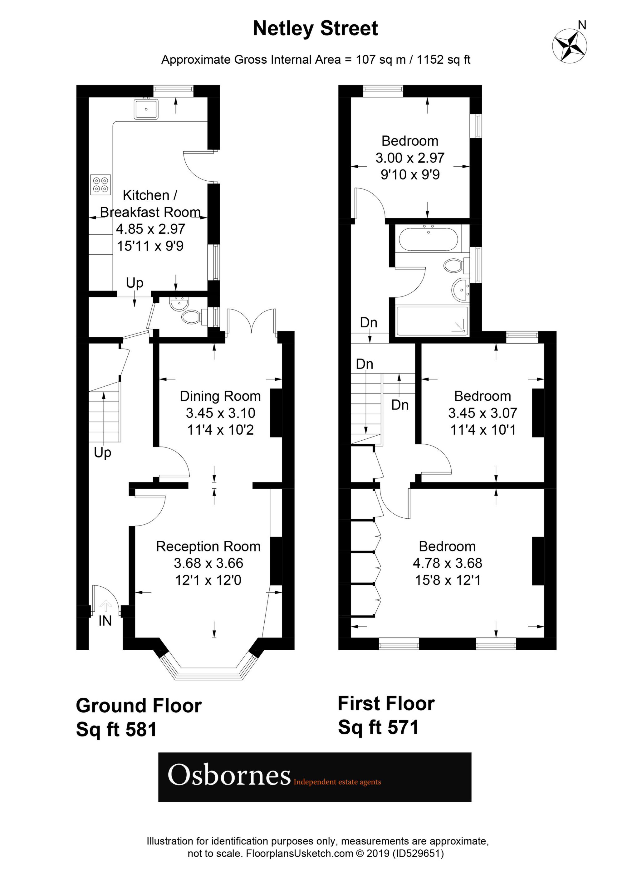 3 Bedrooms Semi-detached house for sale in Netley Street, Farnborough GU14