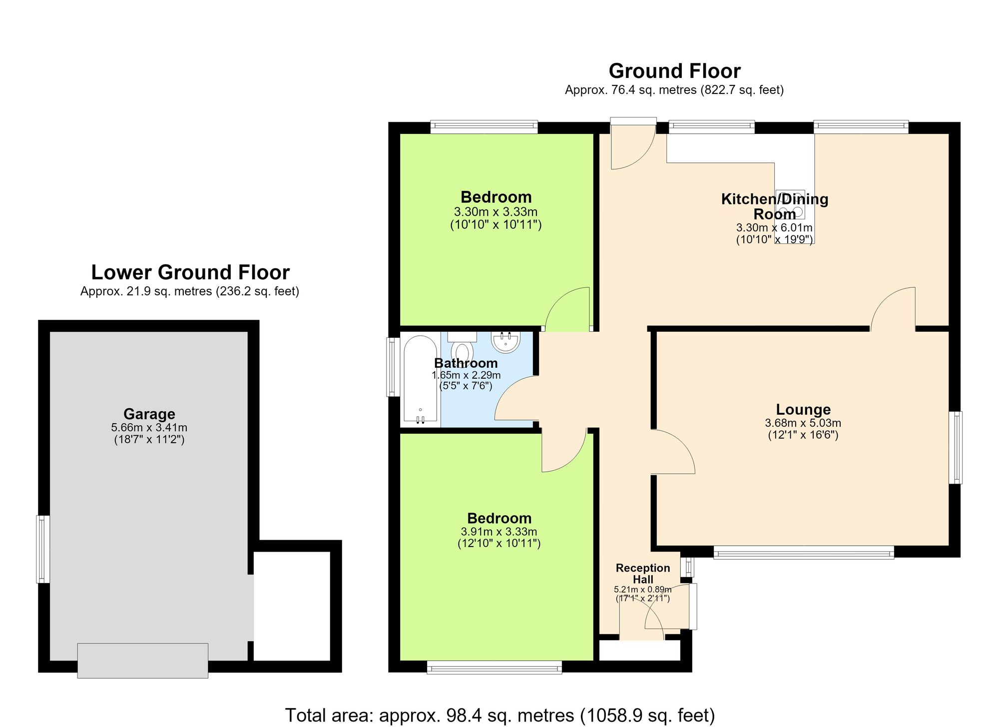 44 Aller Brake Road, Newton Abbot floorplan