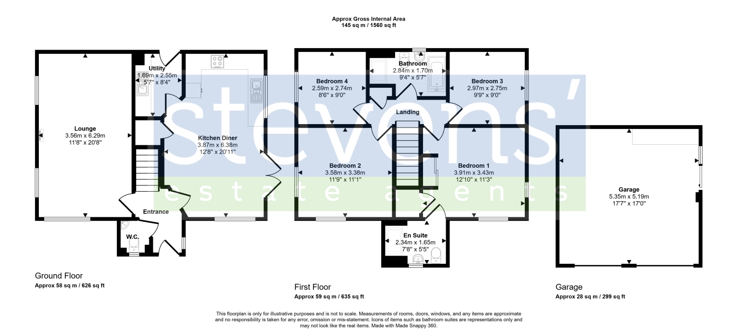 1, Fulford Gardens, North Tawton floorplan