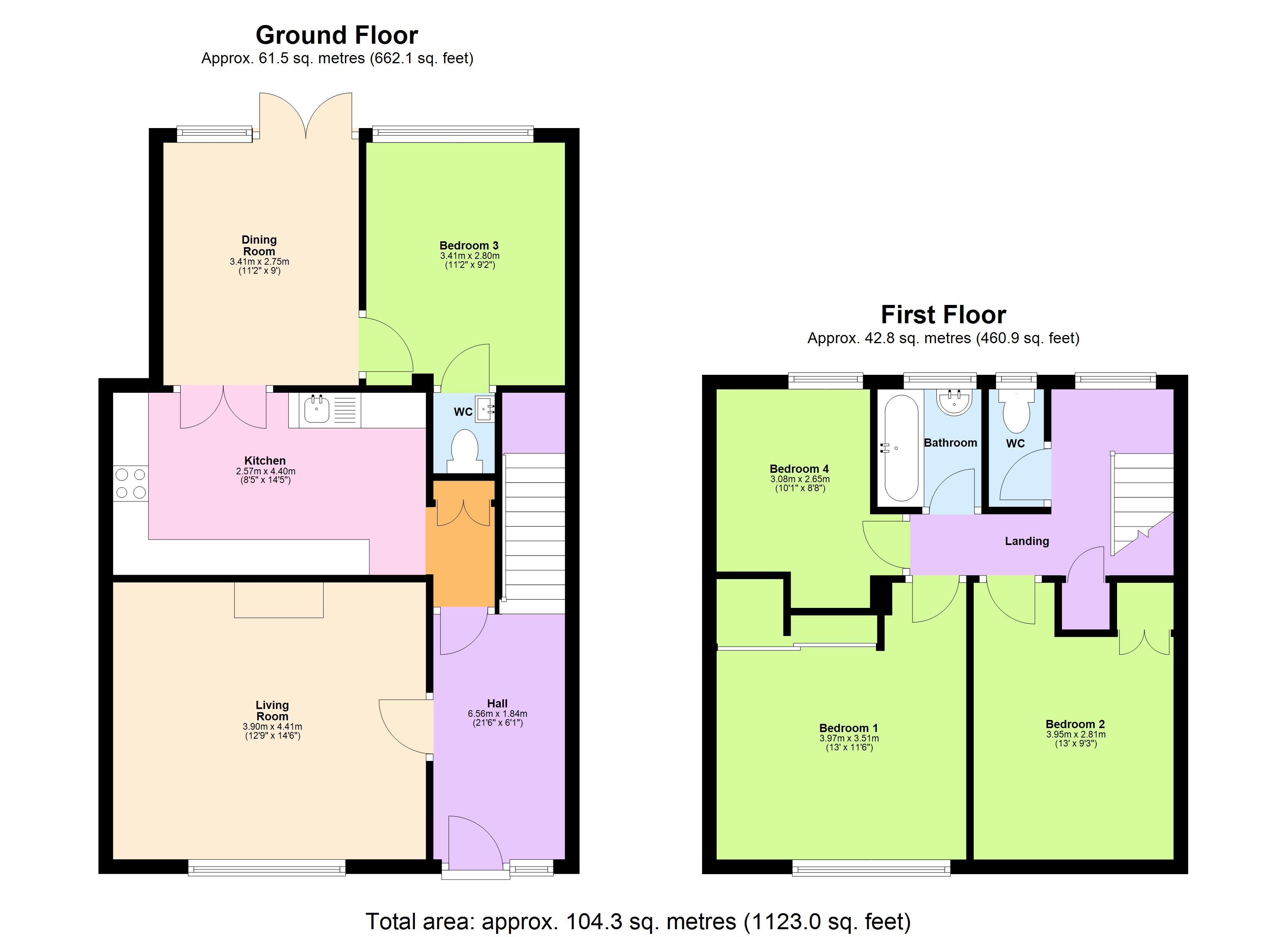 9, Fairburn Close, Hertfordshire floorplan
