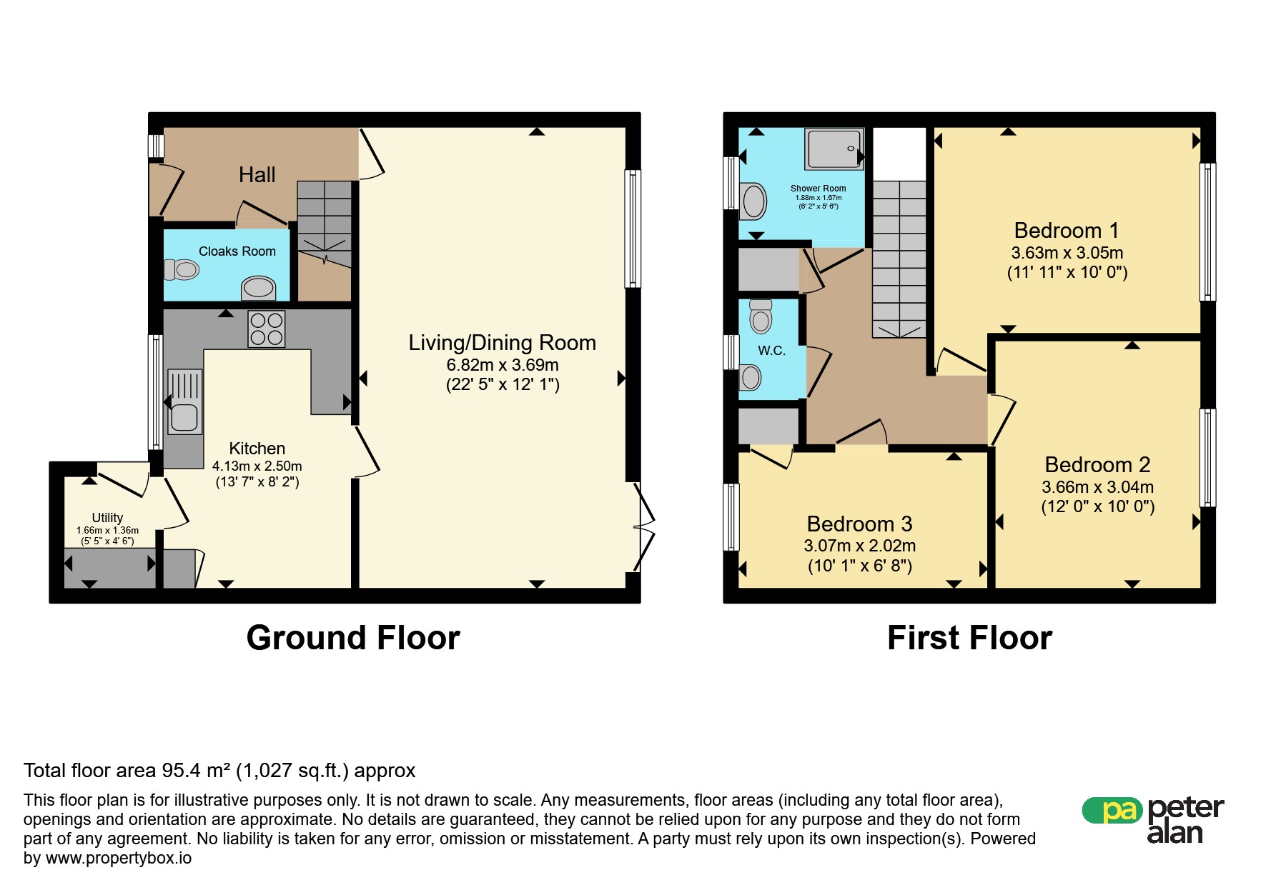 28, Clawdd Du, Monmouth floorplan