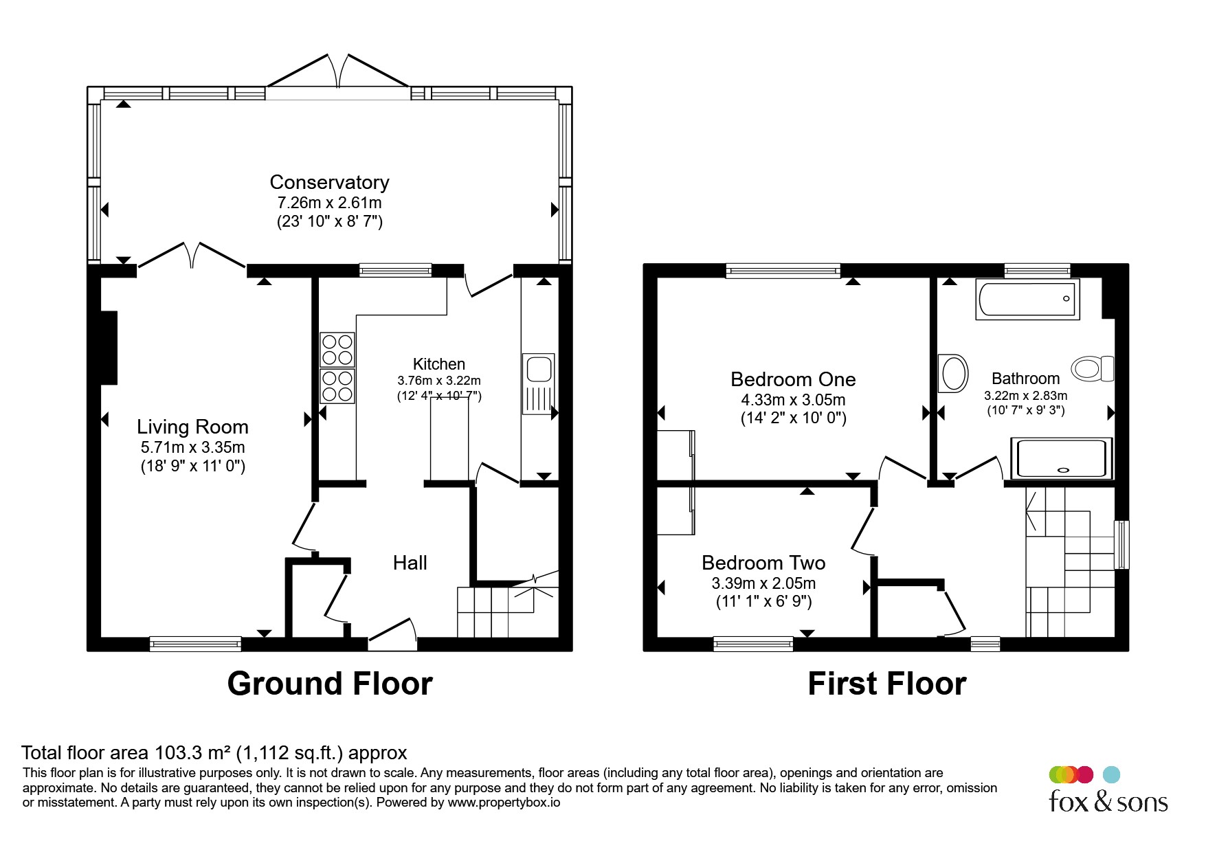 43, Mons Avenue, Bognor Regis floorplan