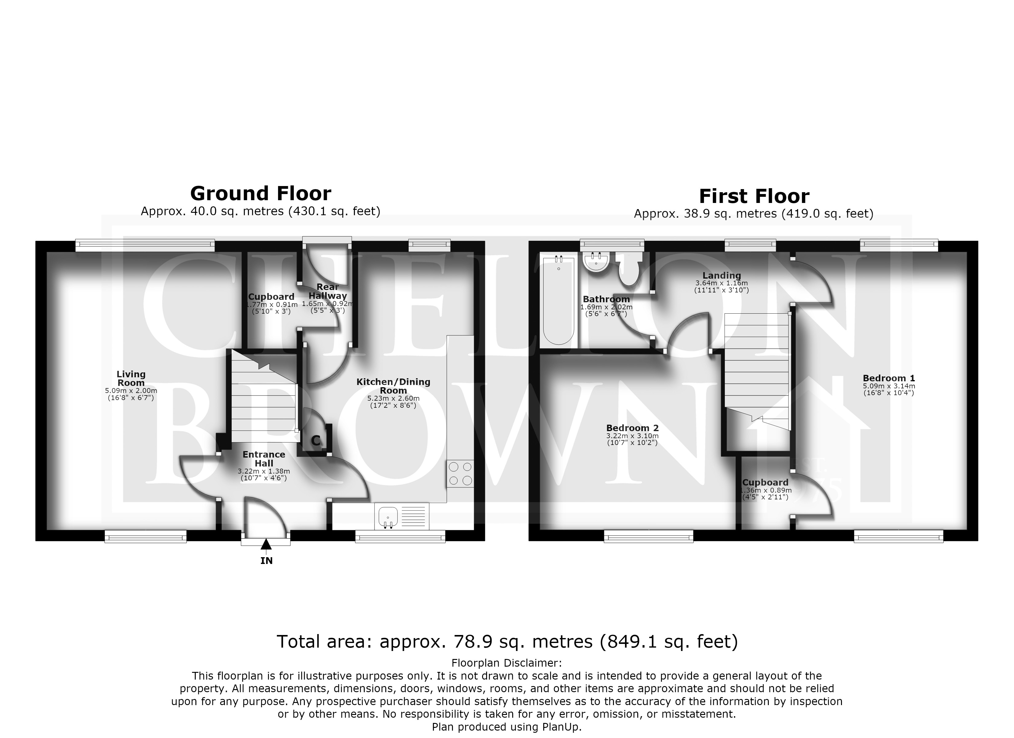 1, Witham Walk, Northamptonshire floorplan
