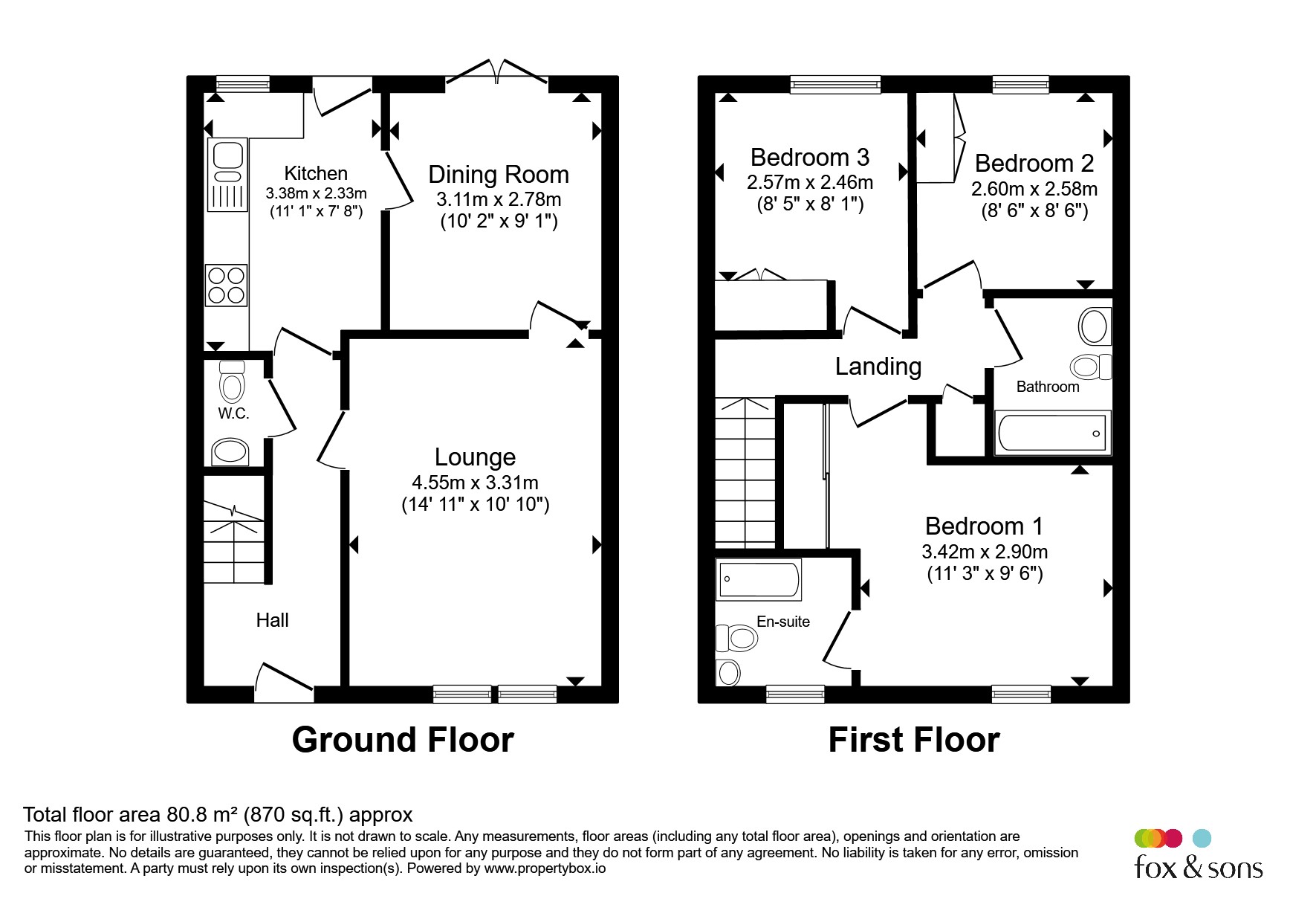 Baileys Gate, Taunton floorplan