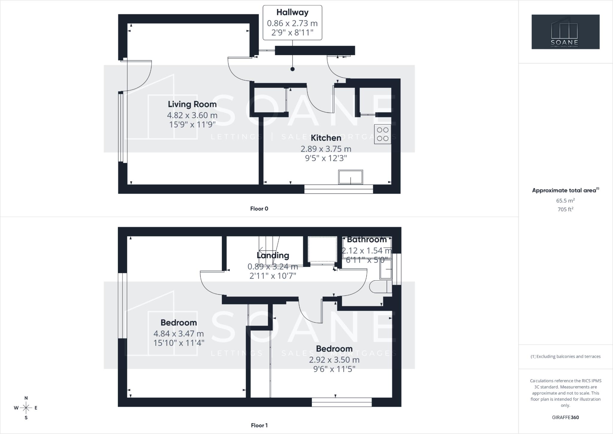 Flat 14 Spithead House,, Redlands Lane, Fareham floorplan