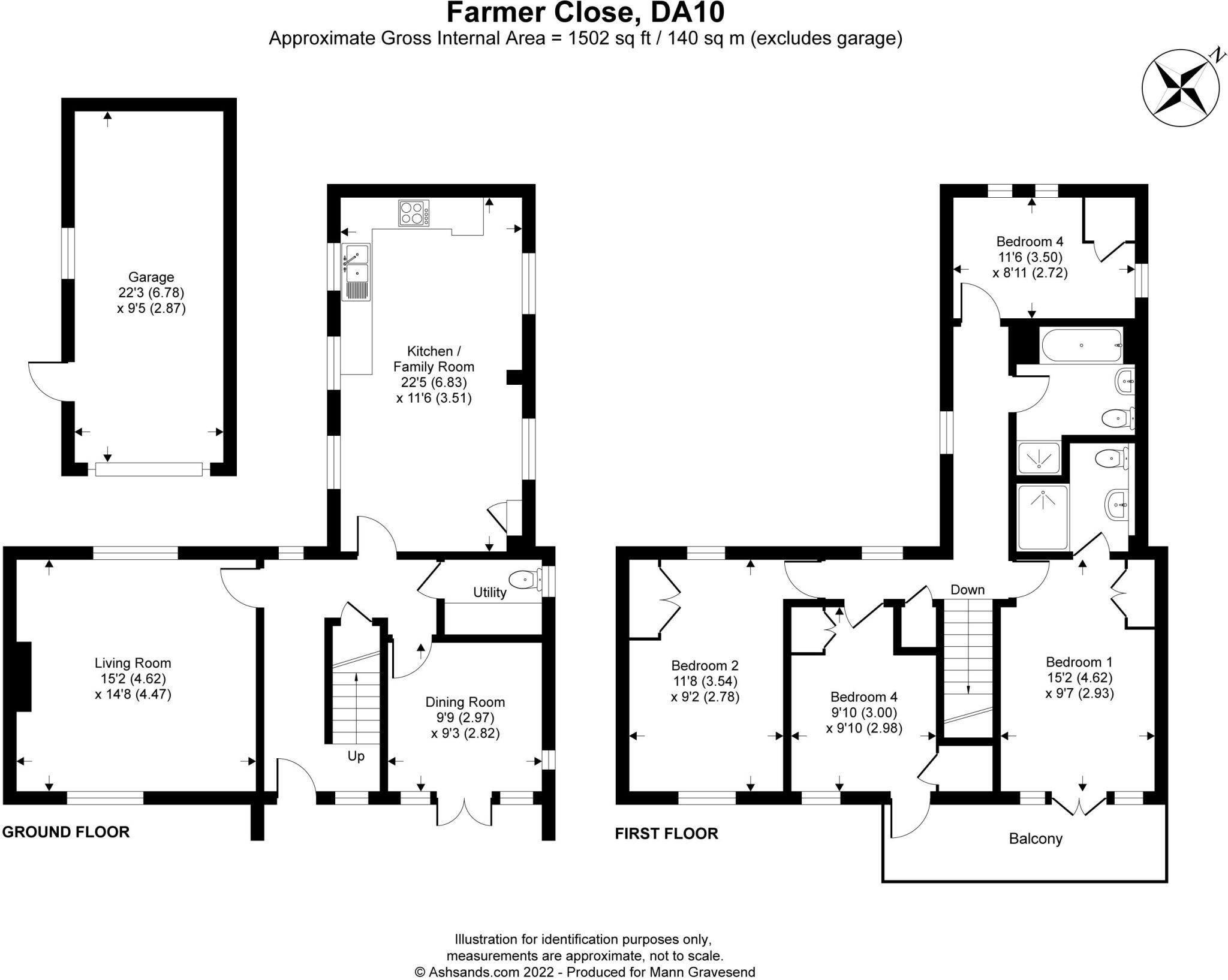 Farmer Close, Ebbsfleet Valley floorplan