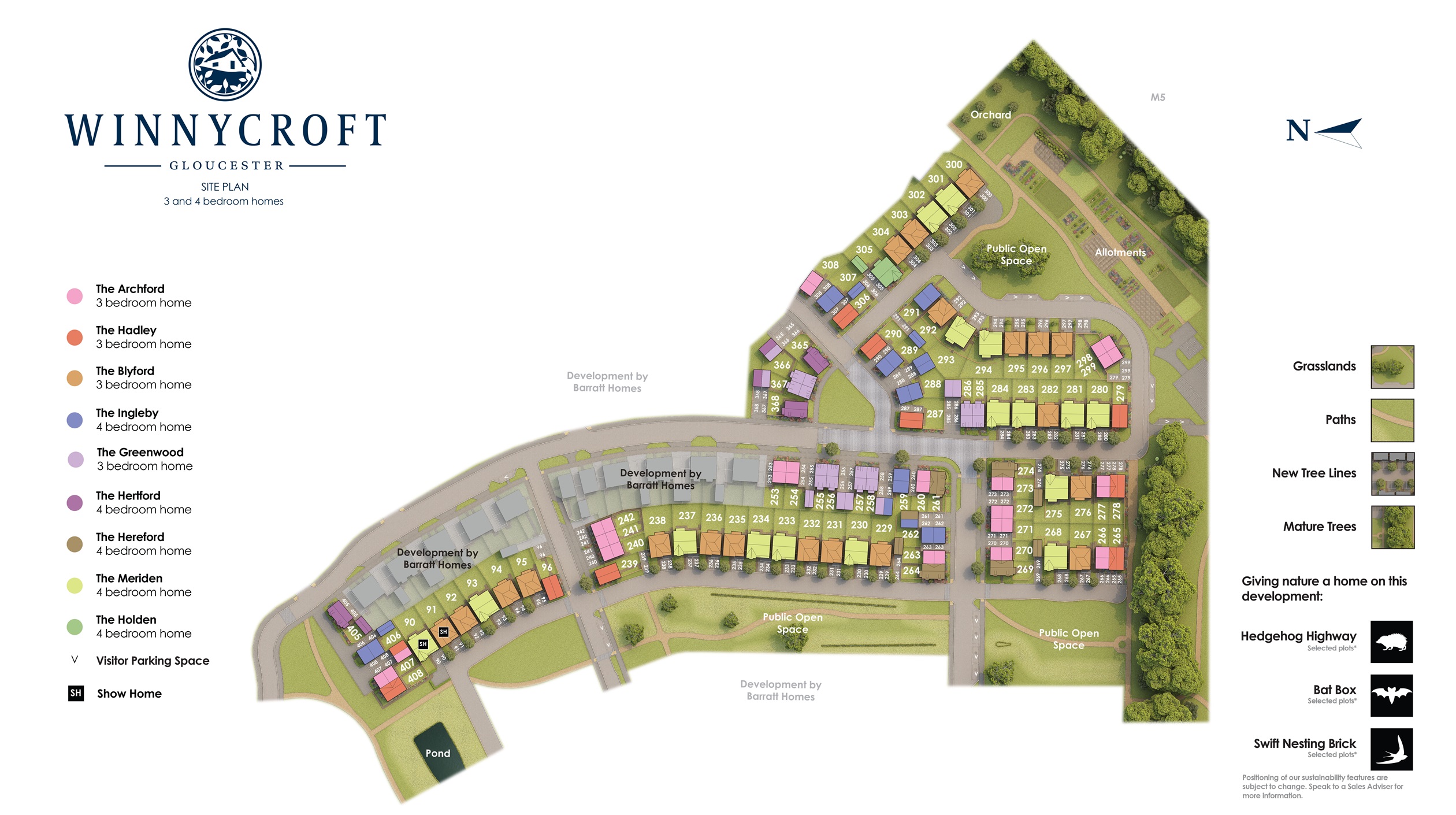 "Meriden" at Winnycroft Lane, Matson, Gloucester GL4, 4 bedroom