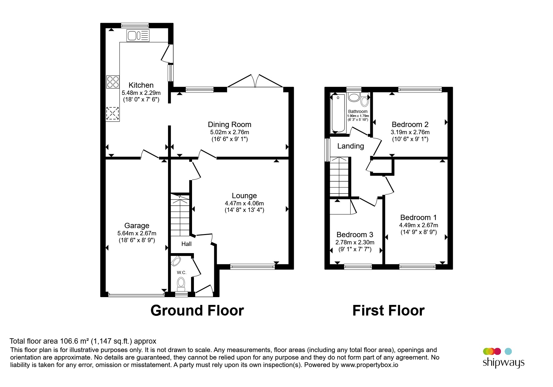 8, Jay Park Crescent, Kidderminster floorplan