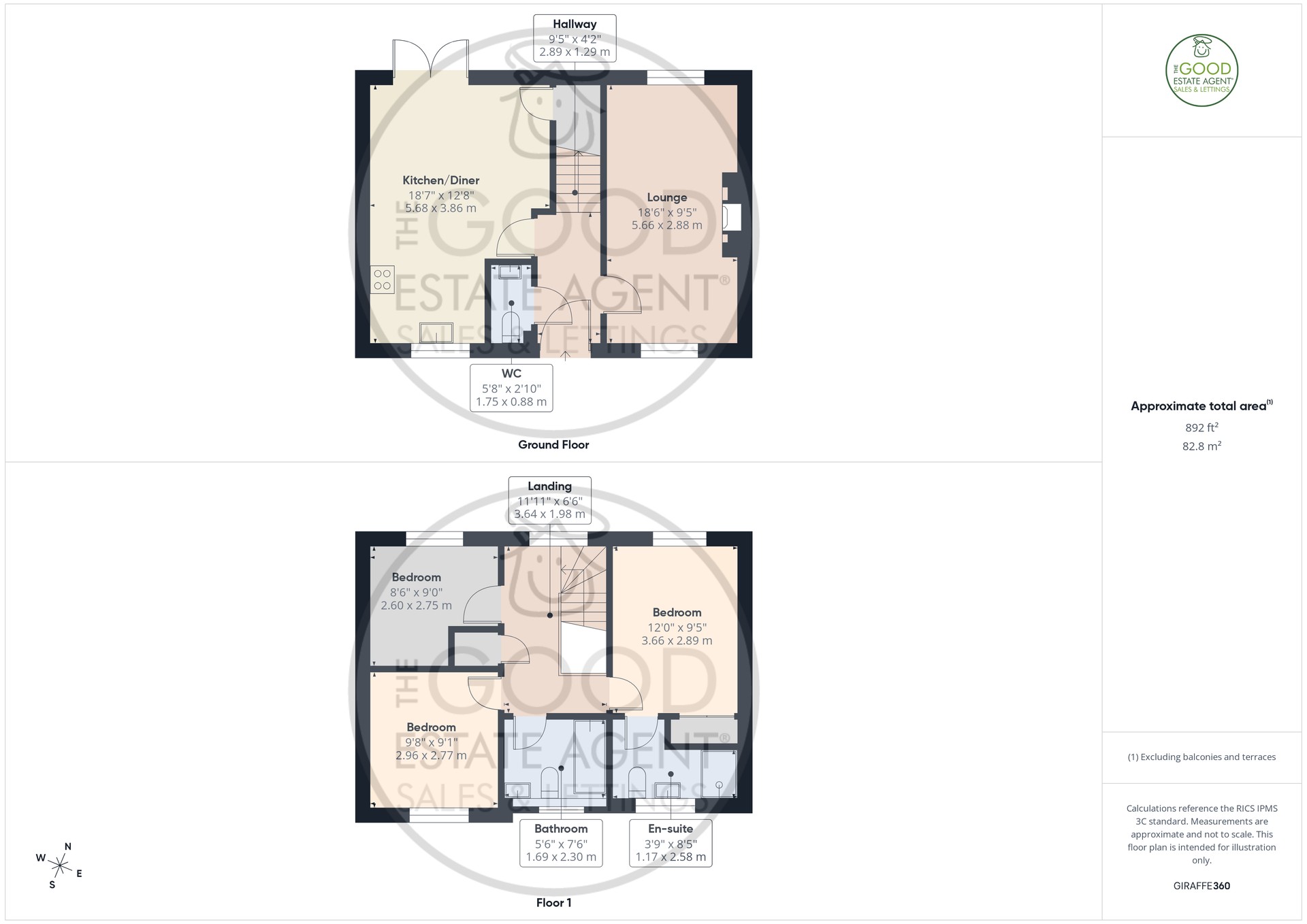 13, Romney Way, Hereford floorplan
