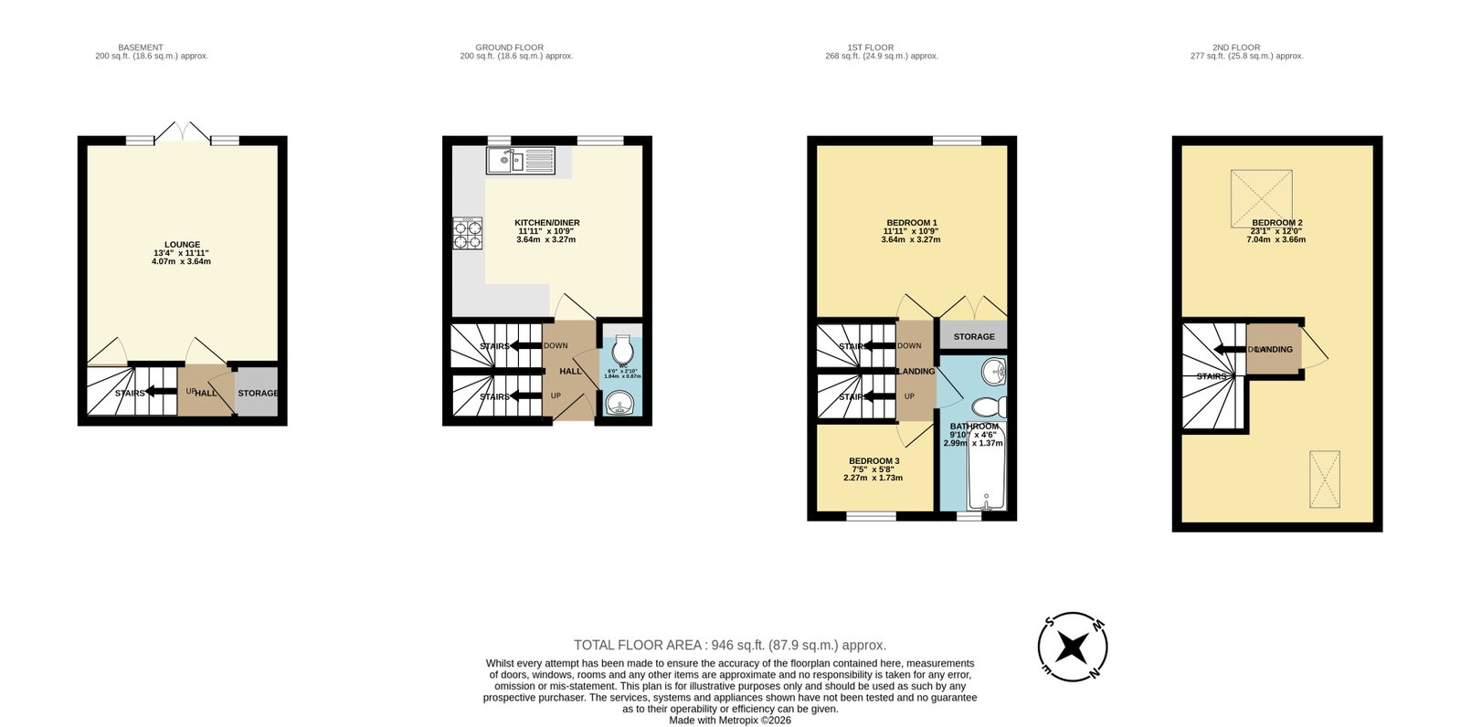 74, Constitution Road, Chatham floorplan