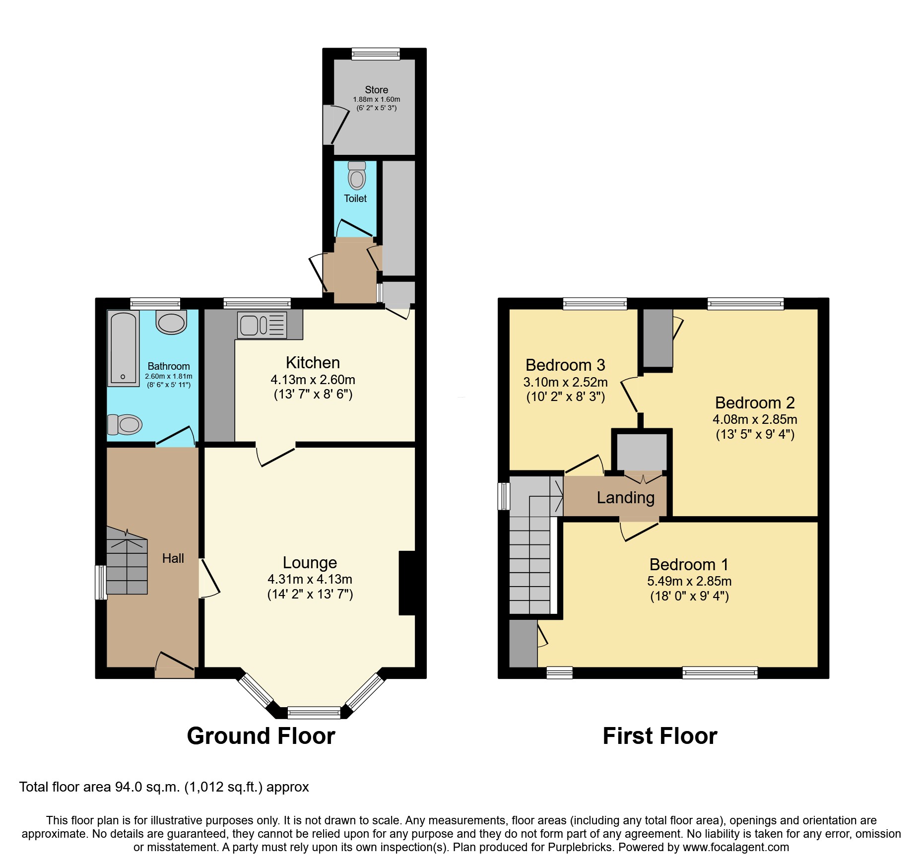 9, Oak avenue, Blidworth, Mansfield floorplan
