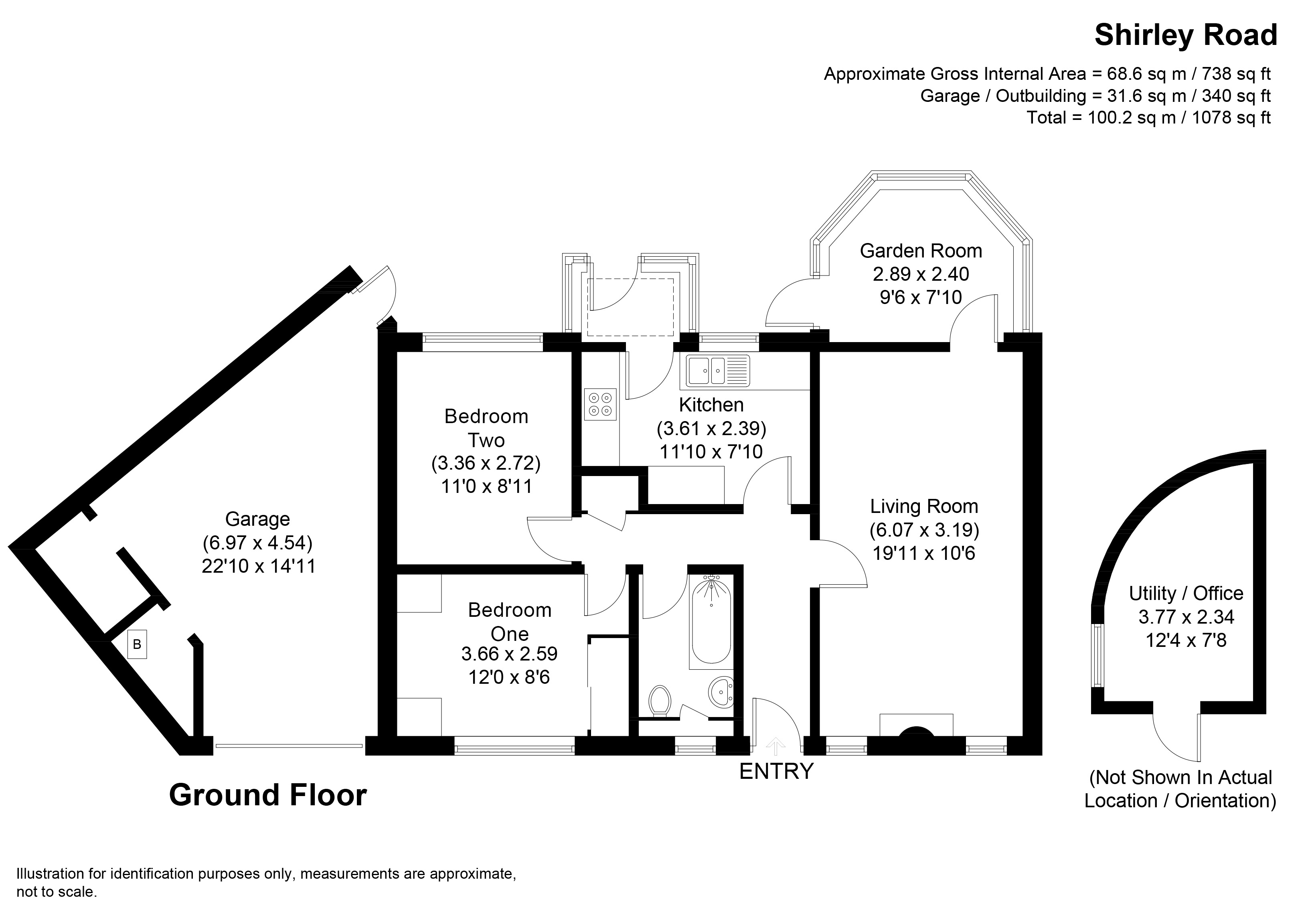 7, Shirley Road, Droitwich floorplan