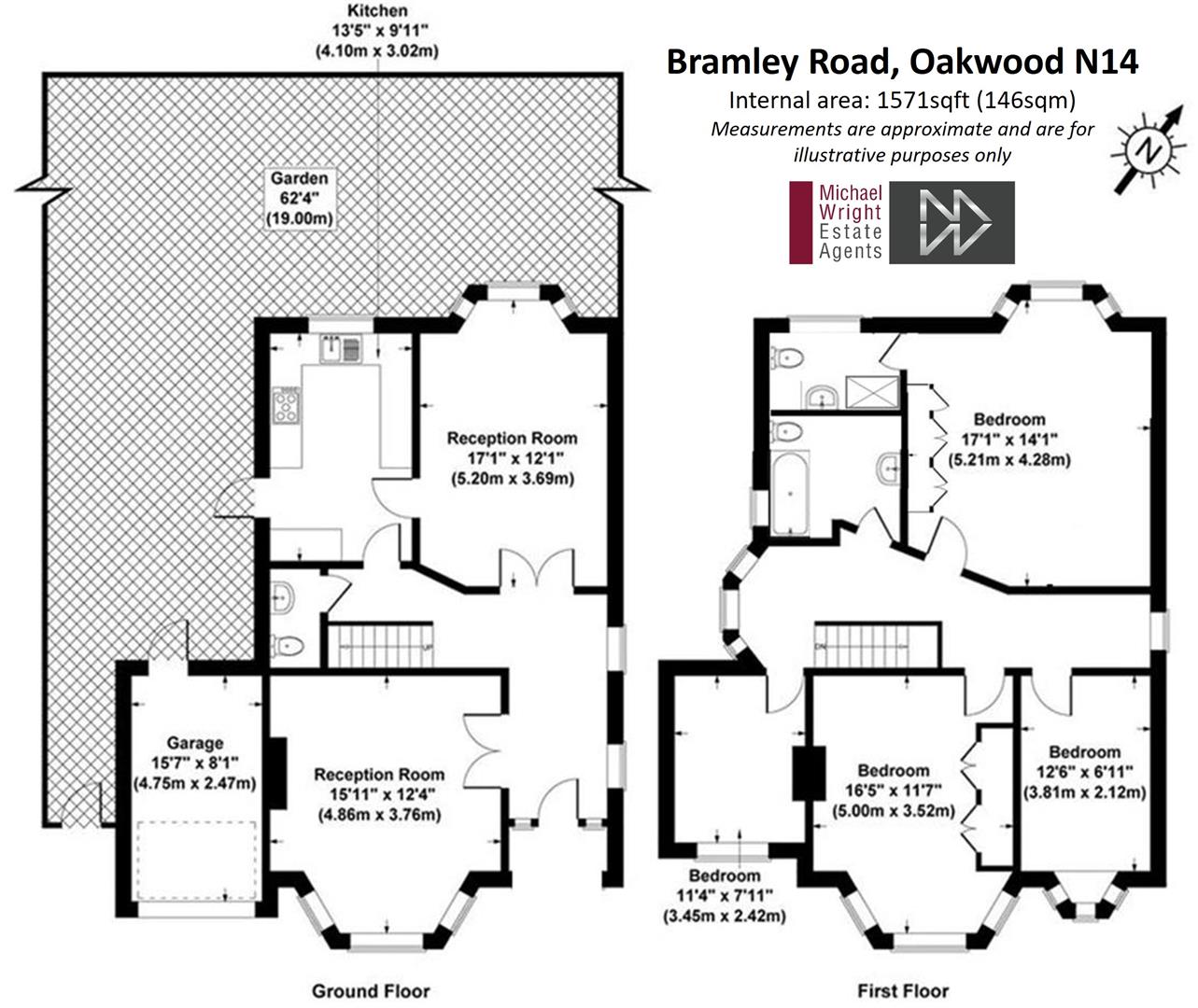 74, Bramley Road, Cockfosters/Oakwood brds floorplan