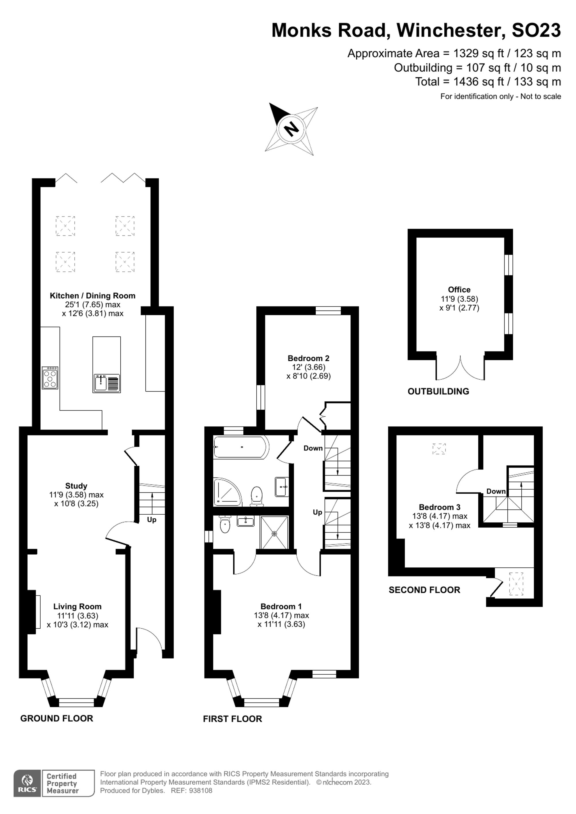 29 Monks Road, Winchester floorplan