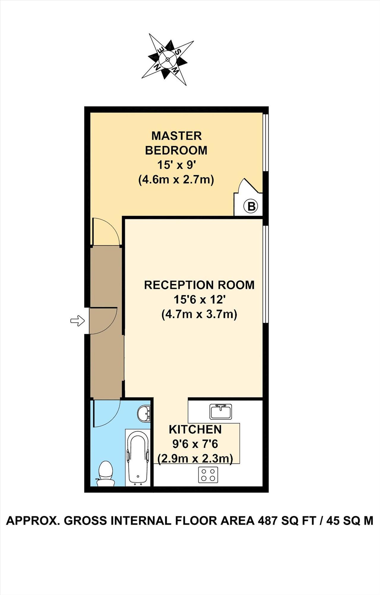 1 Bedrooms Flat to rent in Strand Building, 29 Urswick Road, London E9