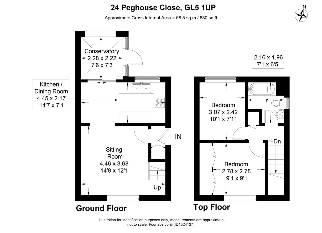 24, Peghouse Close, Stroud floorplan
