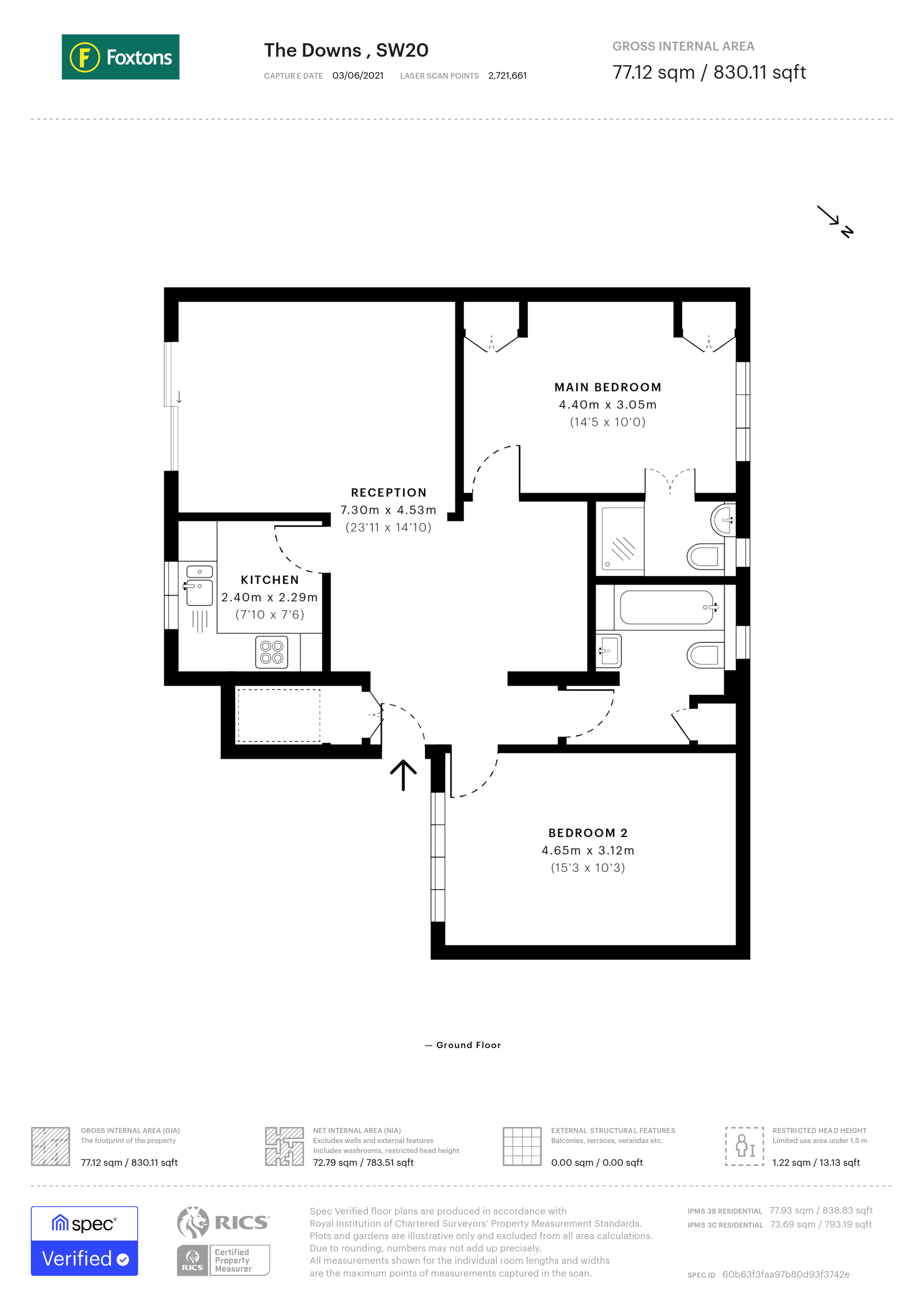The Downs, Wimbledon floorplan