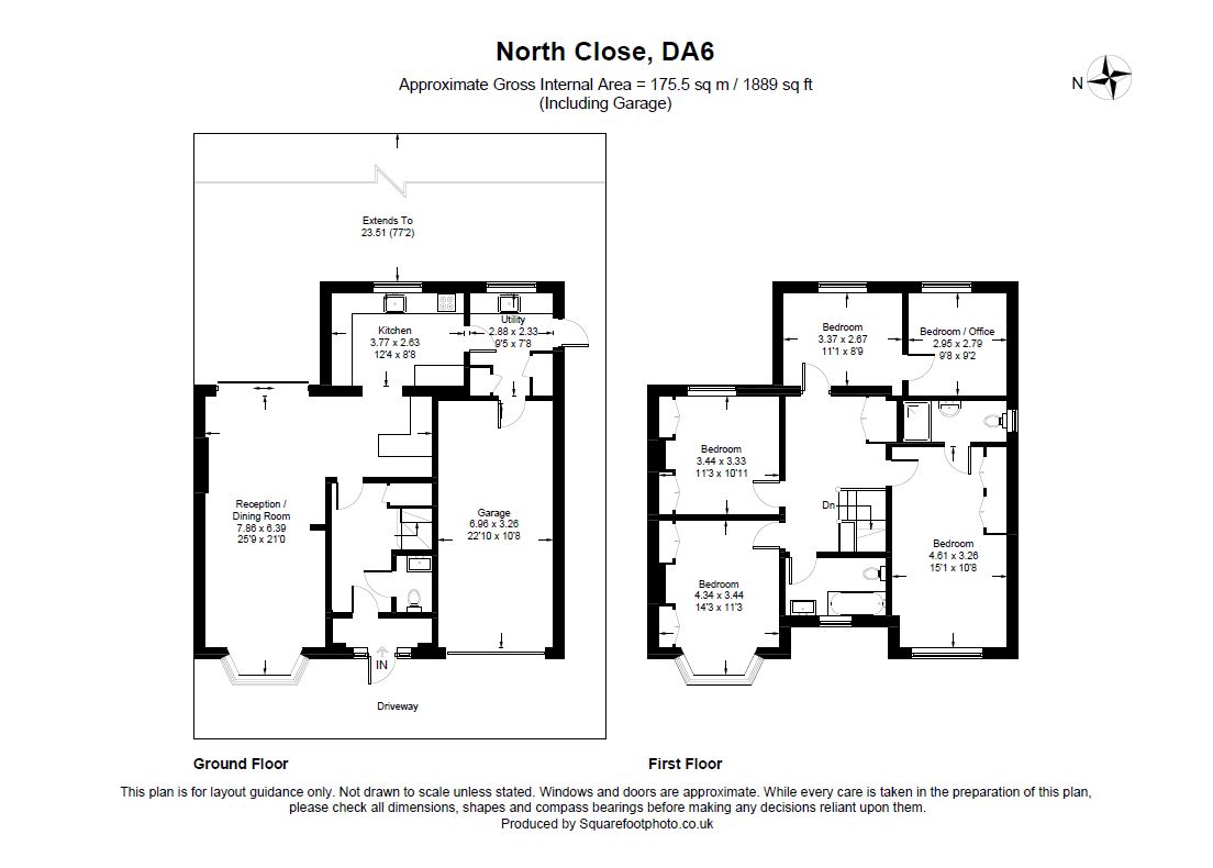 North Close, Bexleyheath, Kent DA6, 4 bedroom semidetached house for