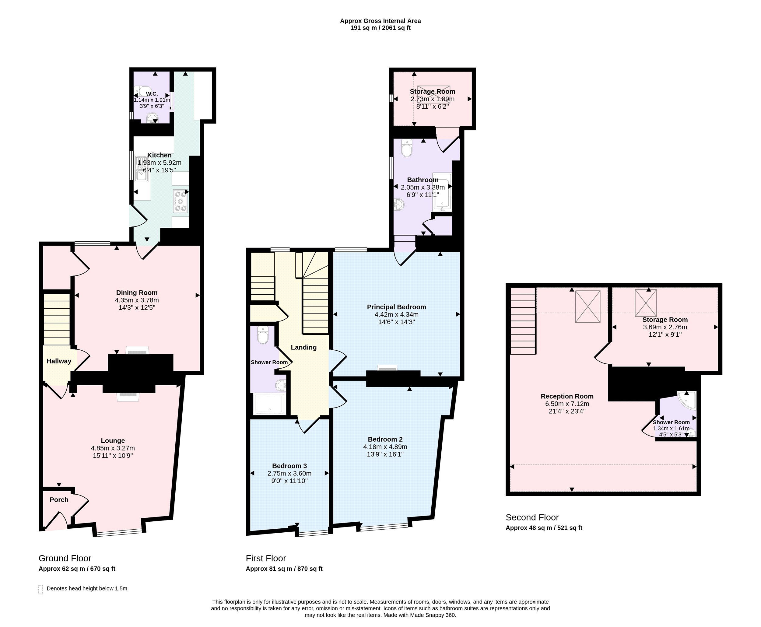 53, Pool Street, Cornwall floorplan