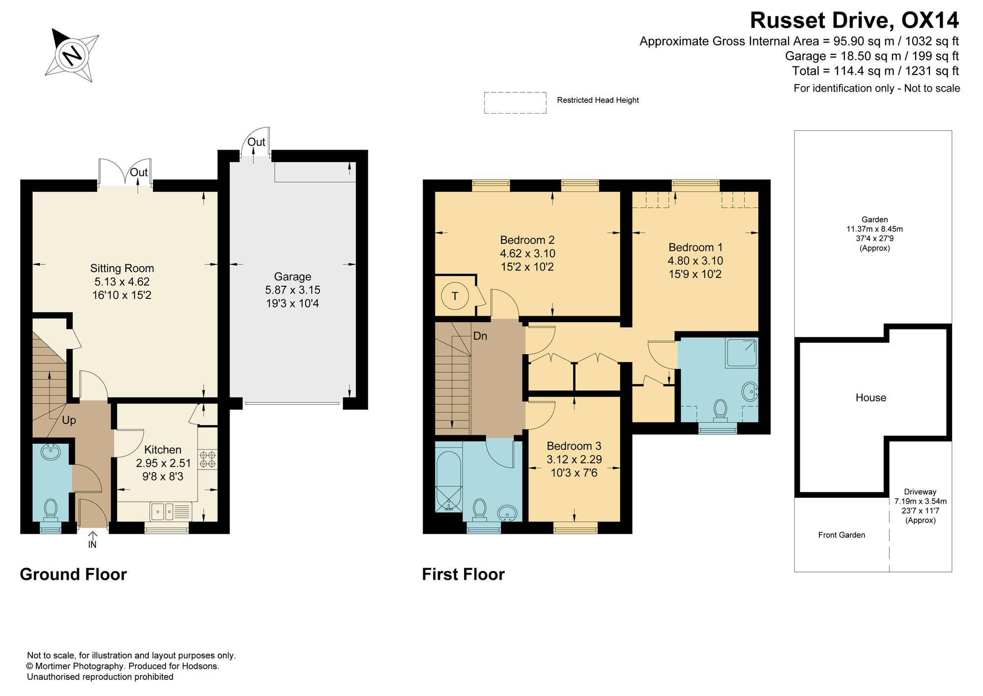 5 Russet Drive, Abingdon floorplan