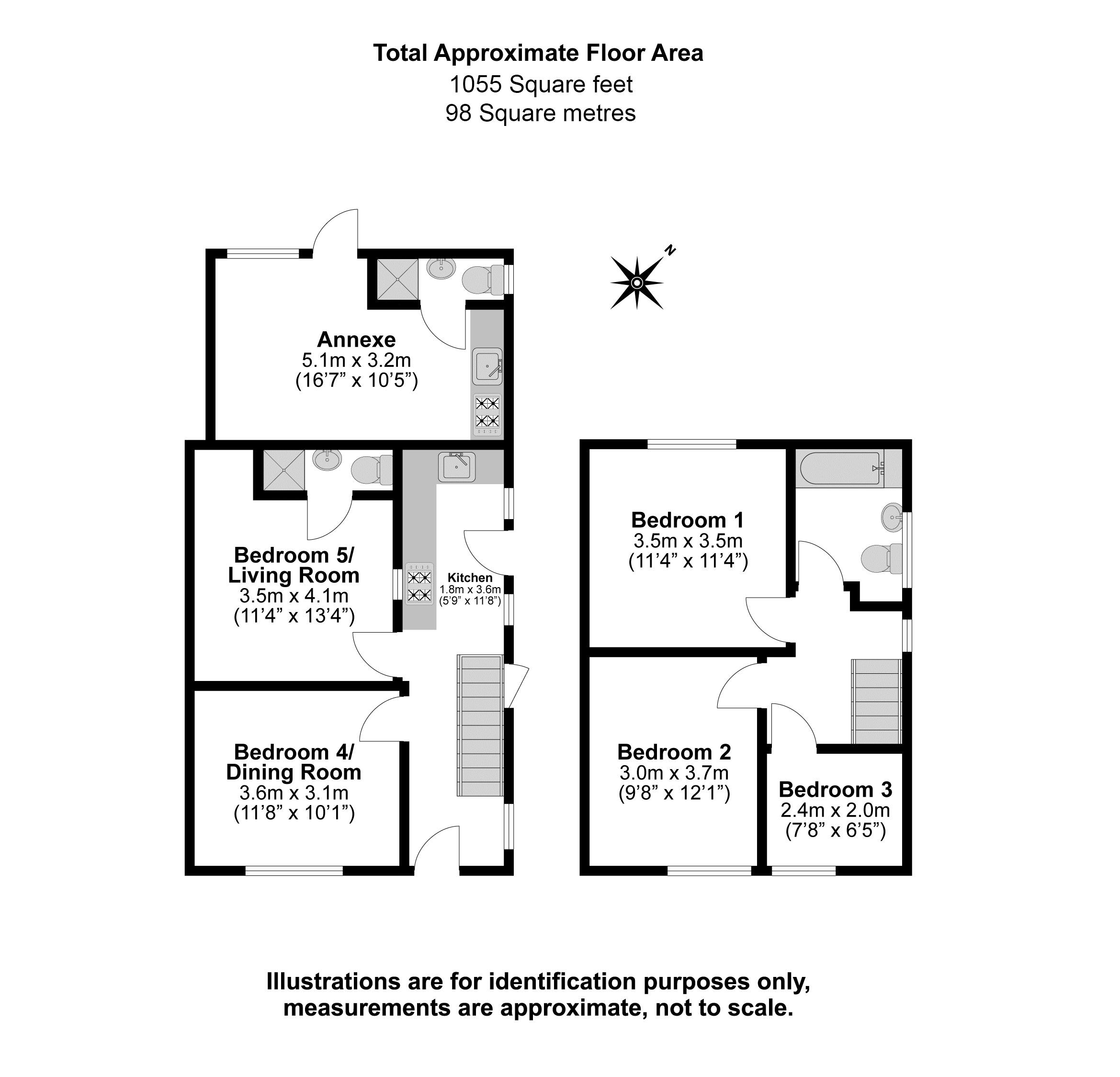 147, Burns Avenue, Feltham floorplan