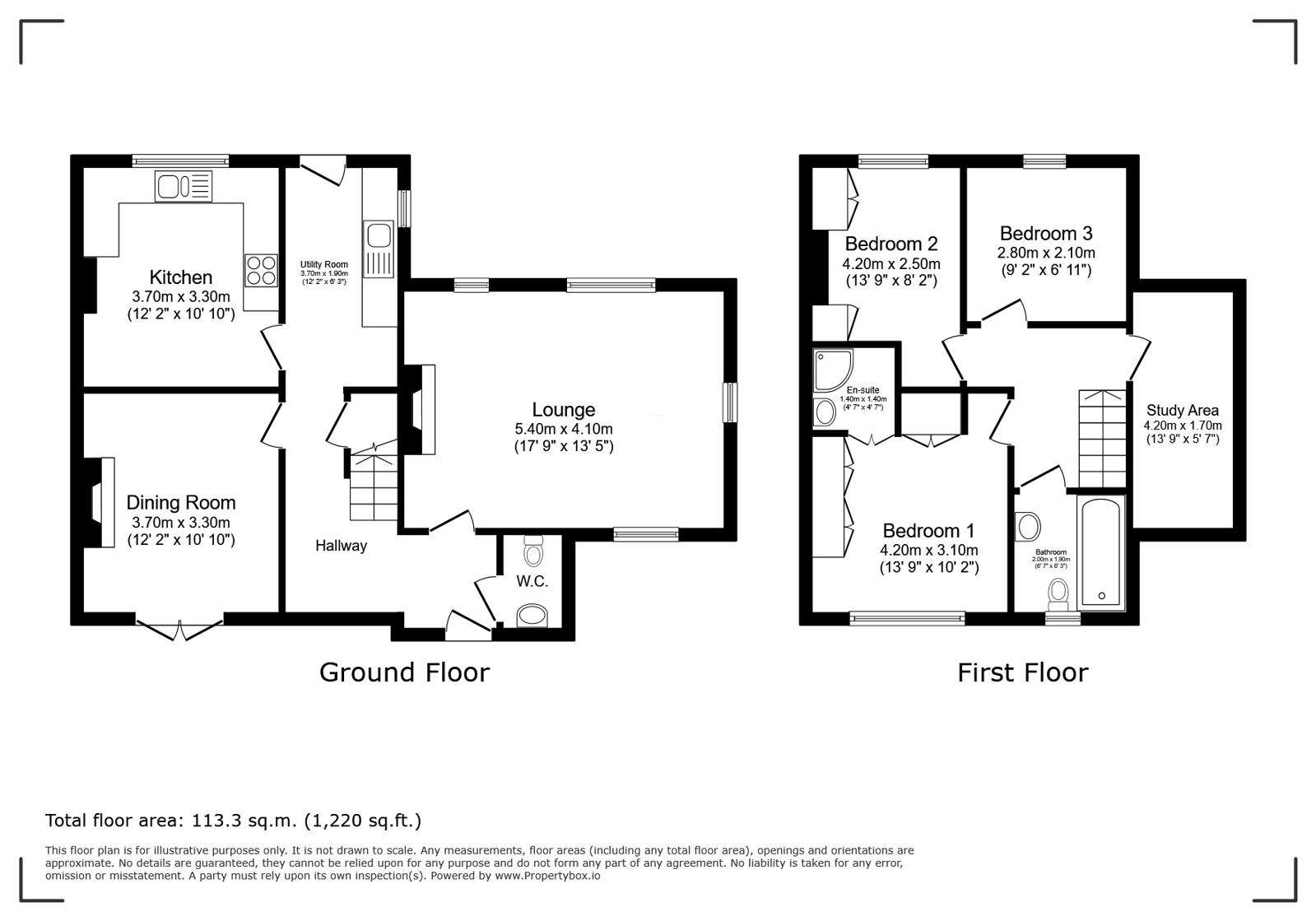 St Aidans, 54, Sandford Road, Hampshire floorplan