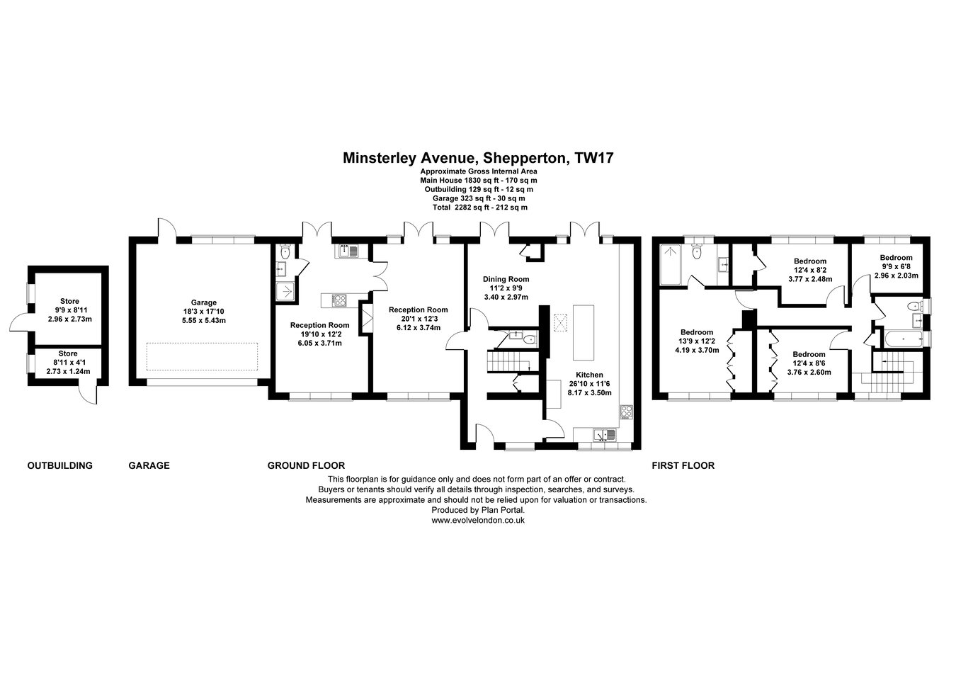 37, Minsterley Avenue, Shepperton floorplan