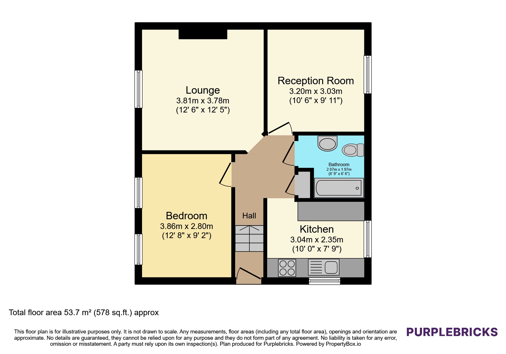 Flat 4, Crossways, Haywards Heath Road, North Chailey, Lewes floorplan