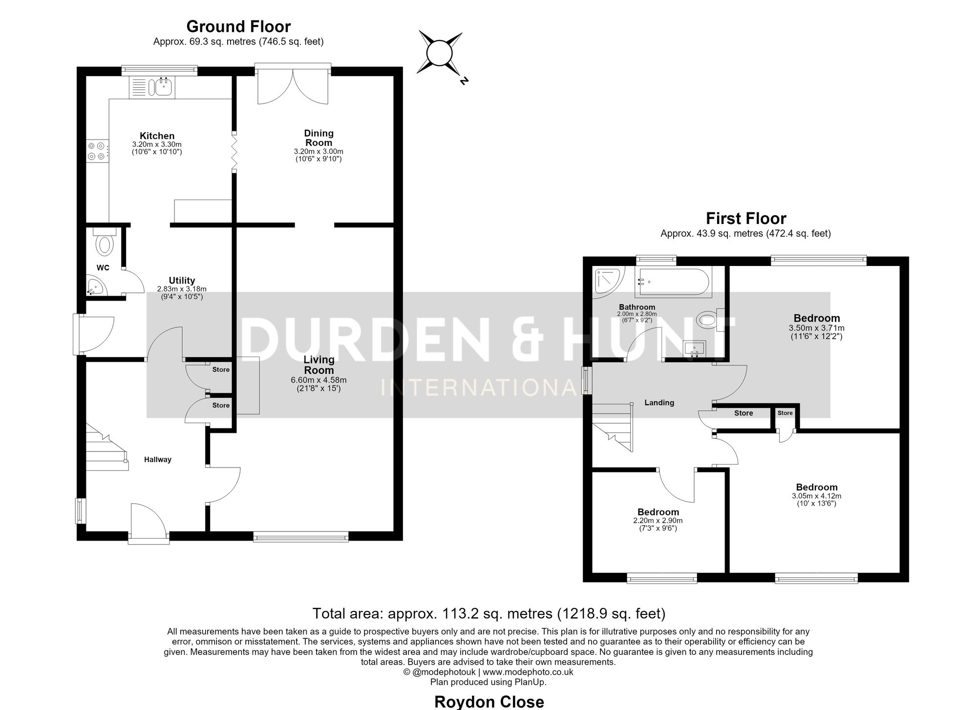 58 Roydon Close, Loughton floorplan