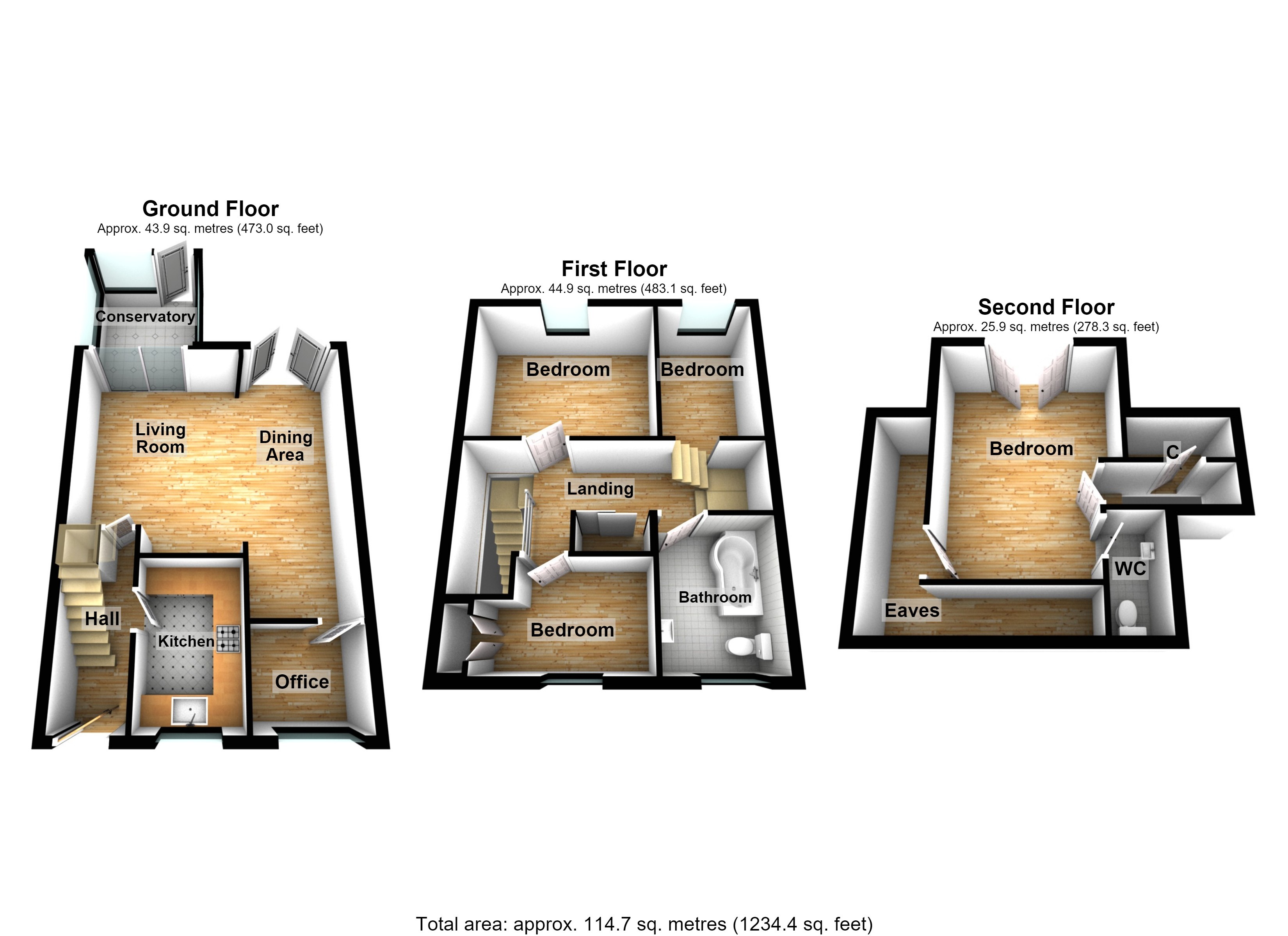 18, Alexandra Glen, Maidstone floorplan