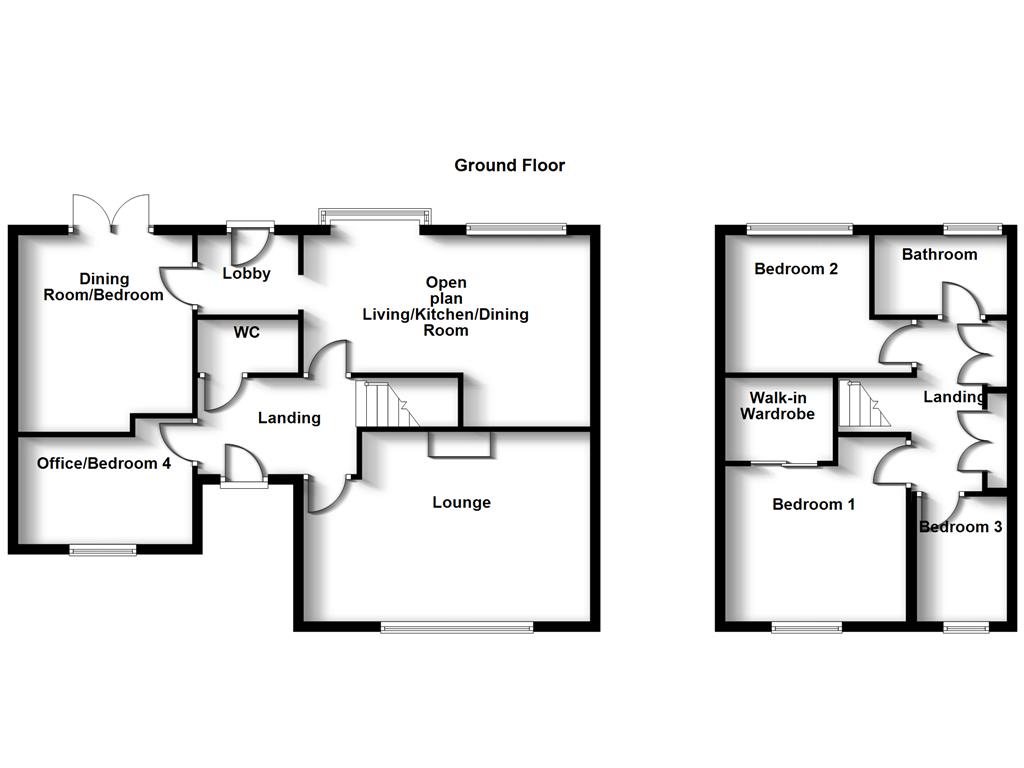 77, Spinneyfield, Rotherham floorplan