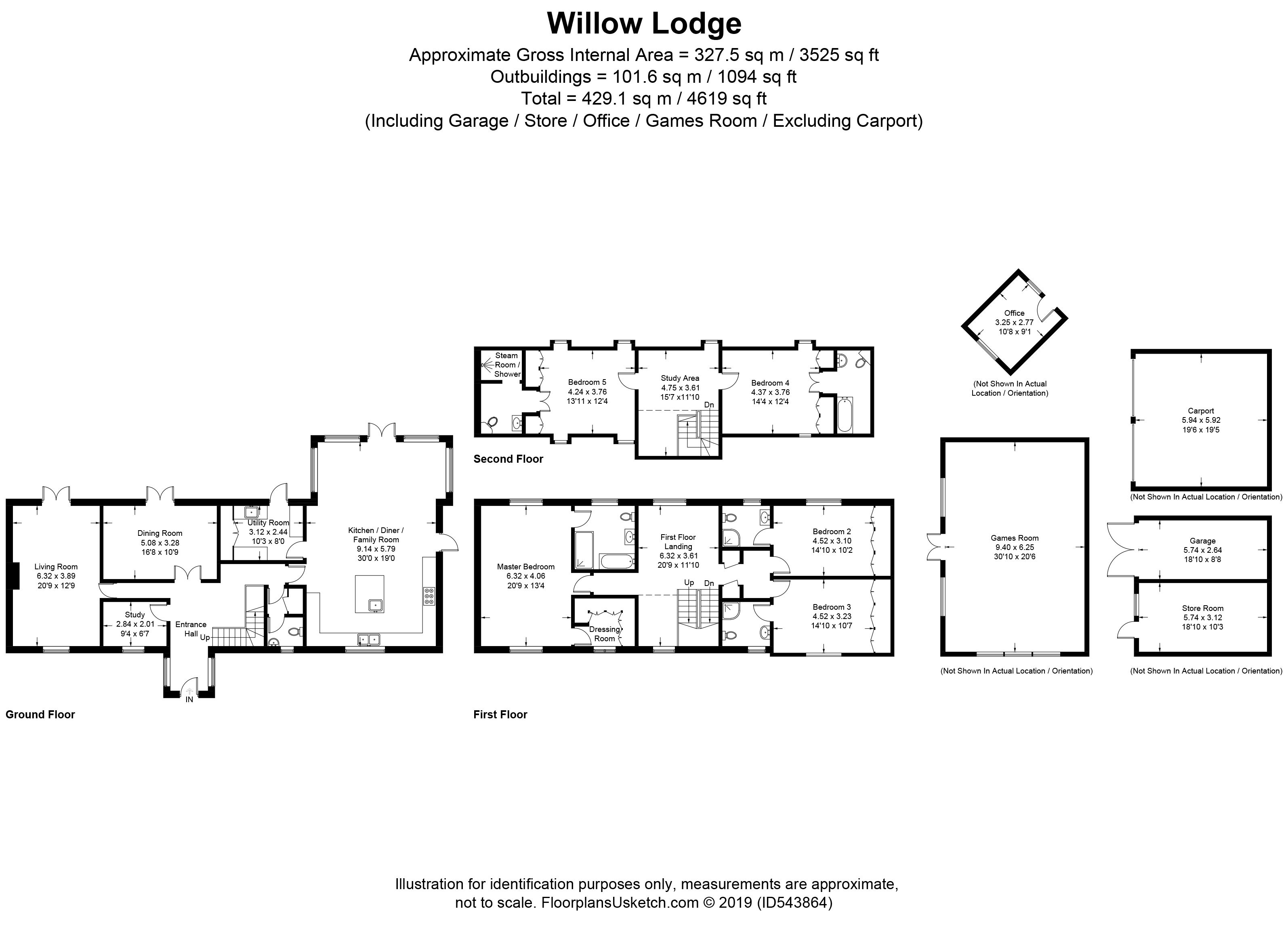 5 Bedrooms Detached house for sale in Old House Lane, Nazeing, Essex EN9