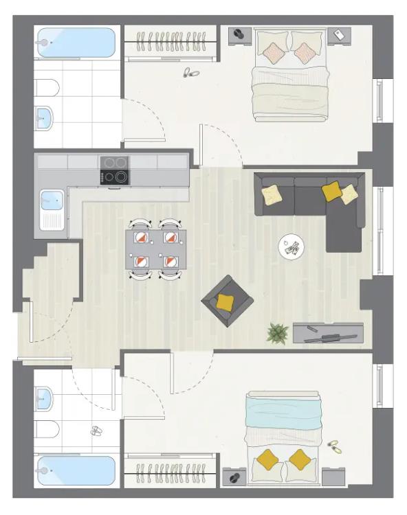 201, Armouries, Birmingham floorplan