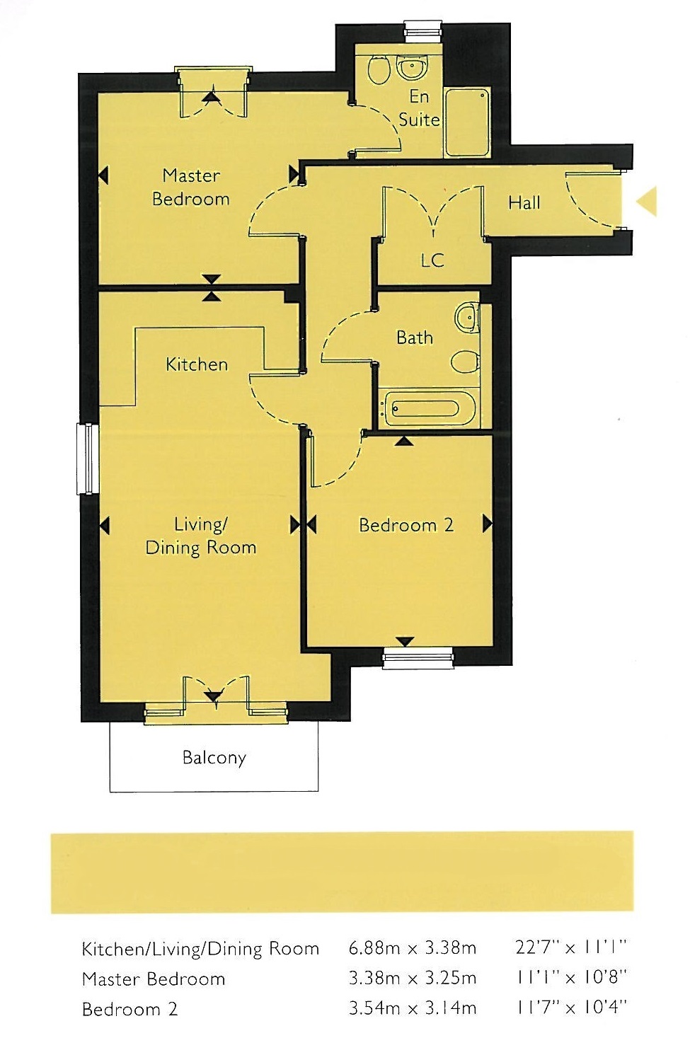 2 Bedrooms Flat to rent in Honington Mews, Farnborough GU14