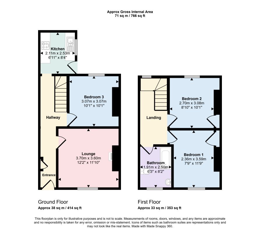 49 Fairoak Avenue, Newport floorplan