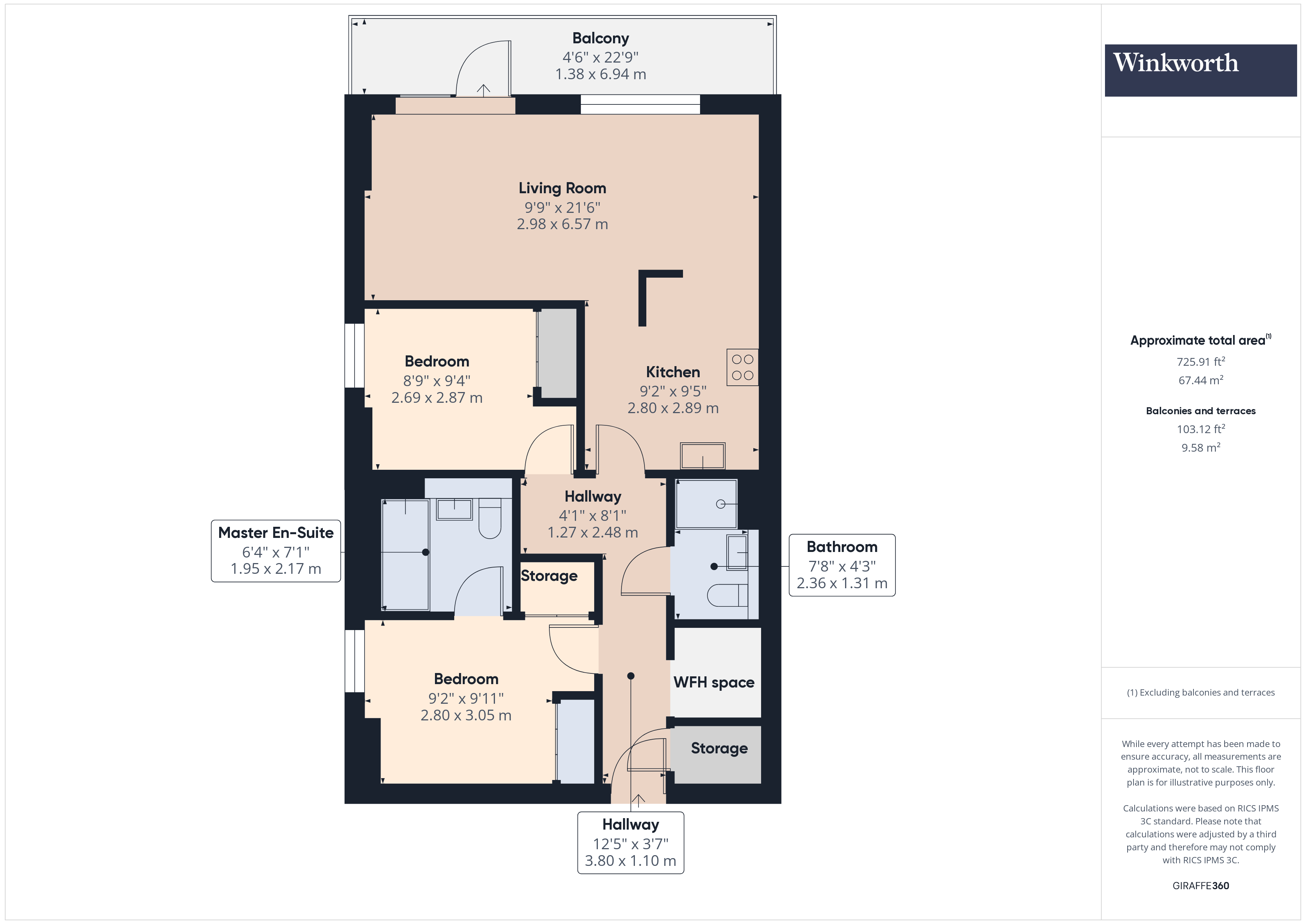 Flat 26, Surbiton Plaza, 16, St. Mary's Road, Surbiton floorplan
