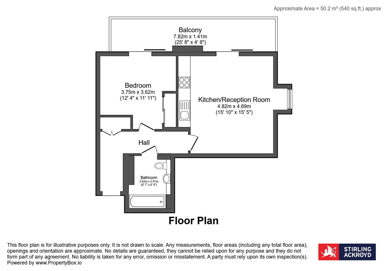 Flat 65, Sledge Tower,, Dalston Square, London floorplan