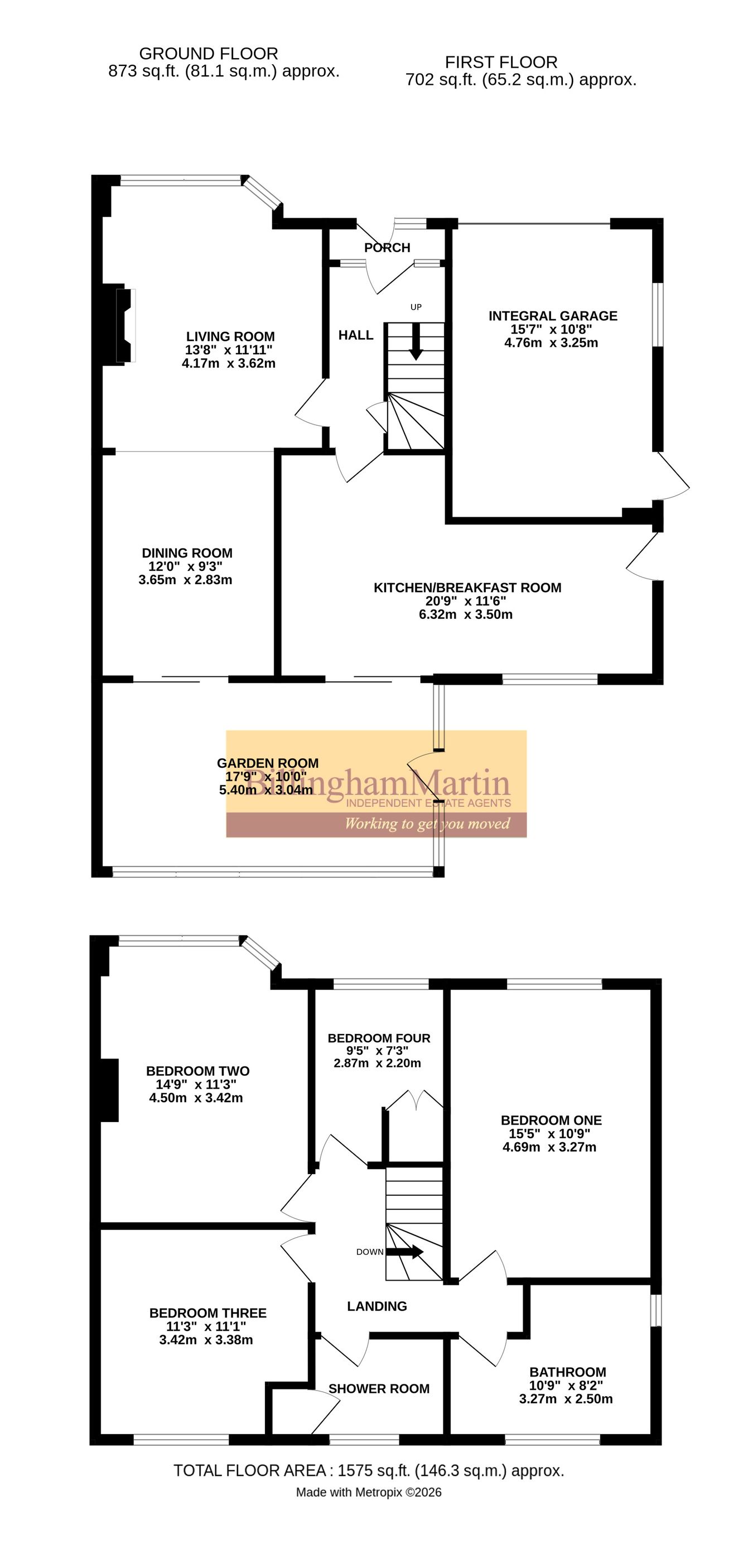 14, Riverside Close, Farnborough floorplan
