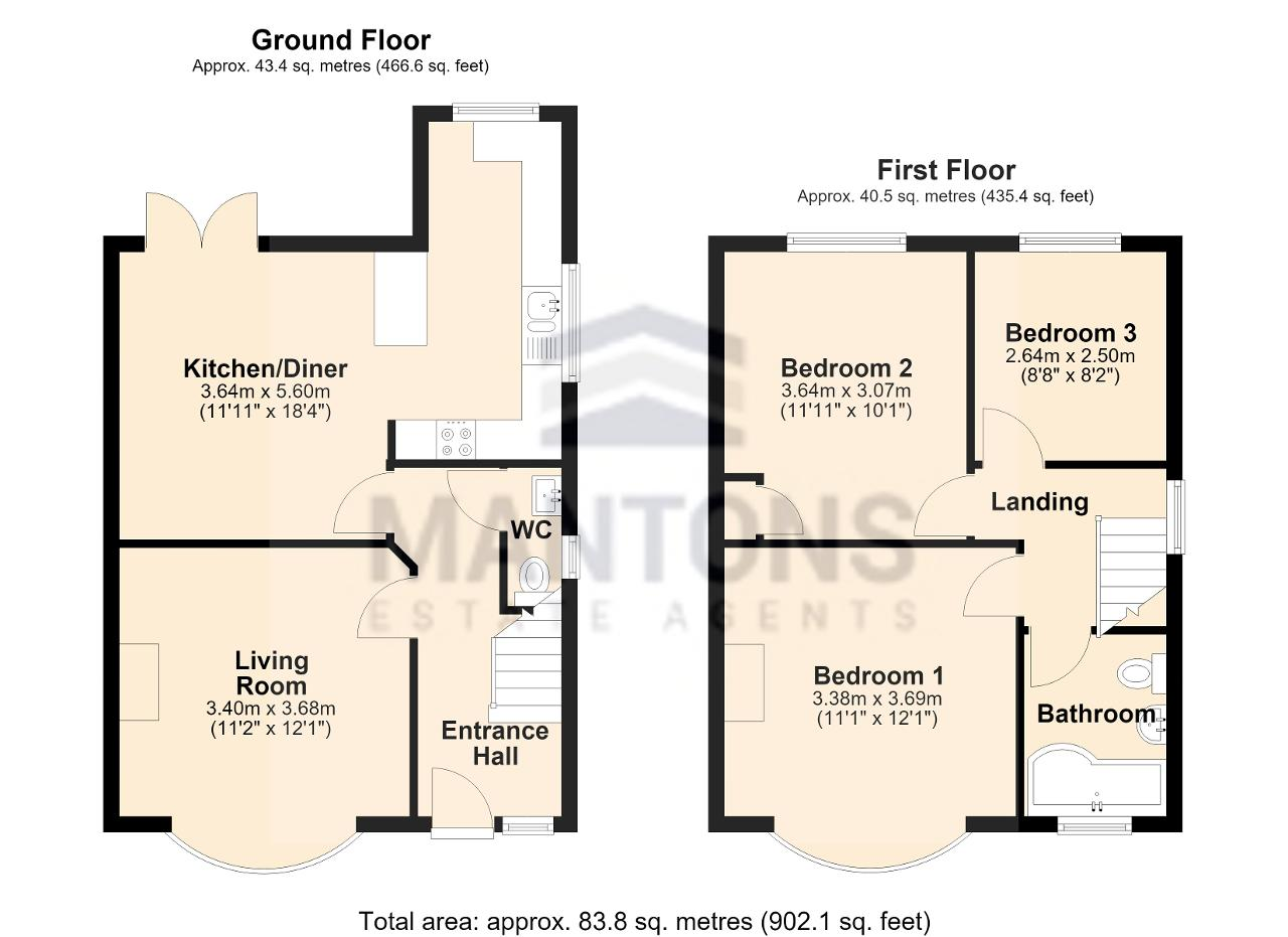 58, Richmond Hill, Luton floorplan