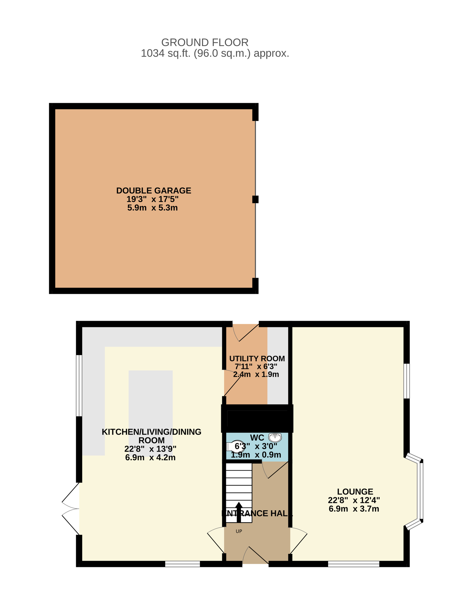 1, Sharpe Close, Lichfield floorplan