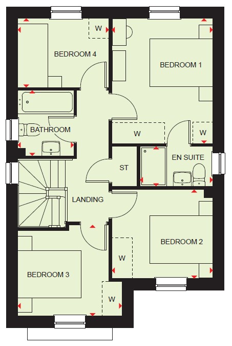 HA02632, York Way, Northampton floorplan
