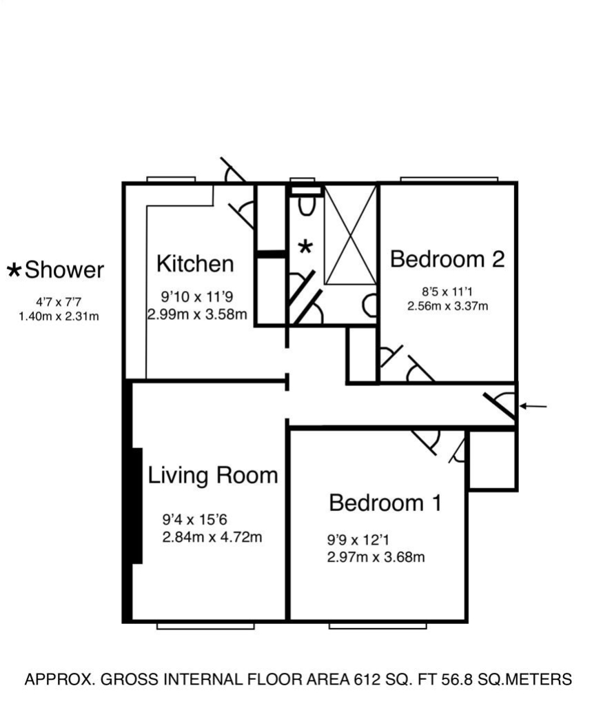 Cedar Court, Egham, Surrey TW20, 2 bedroom flat for sale 64920214