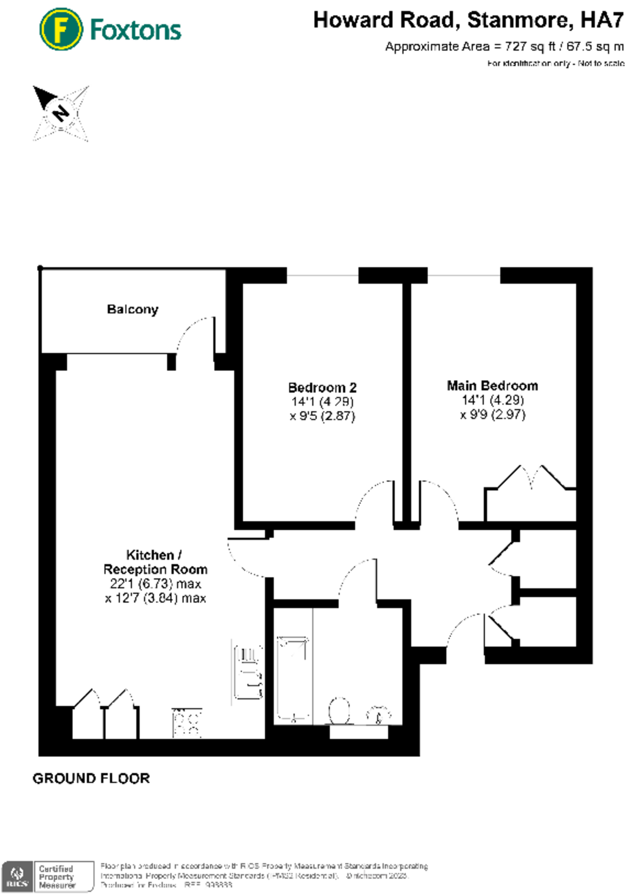 Howard Road, Stanmore floorplan