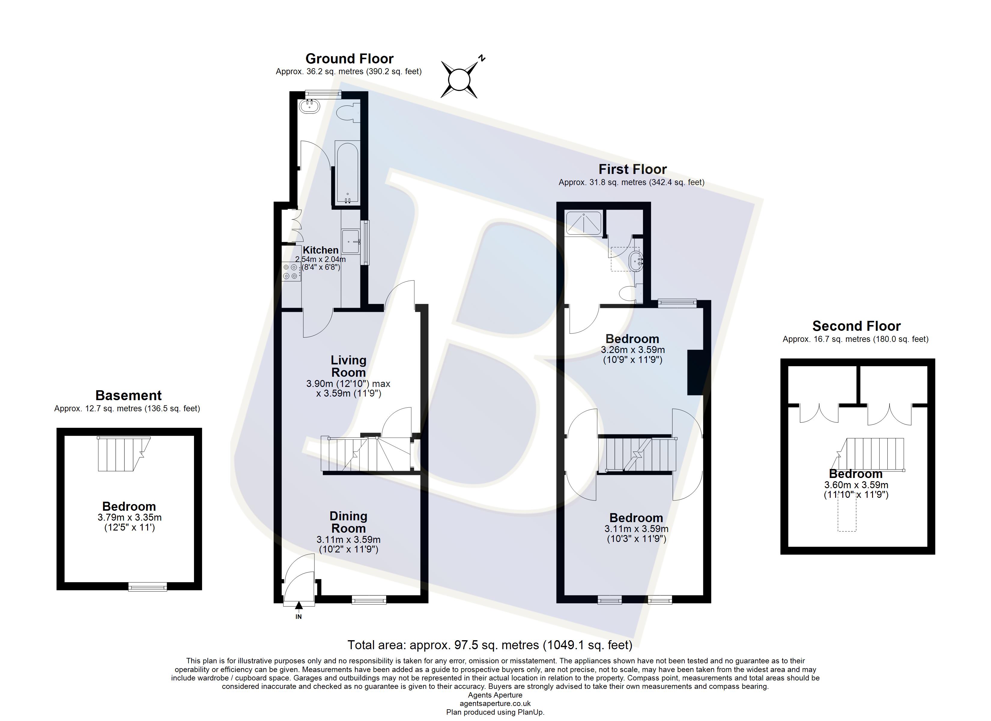 15, Cross Street, Kent floorplan