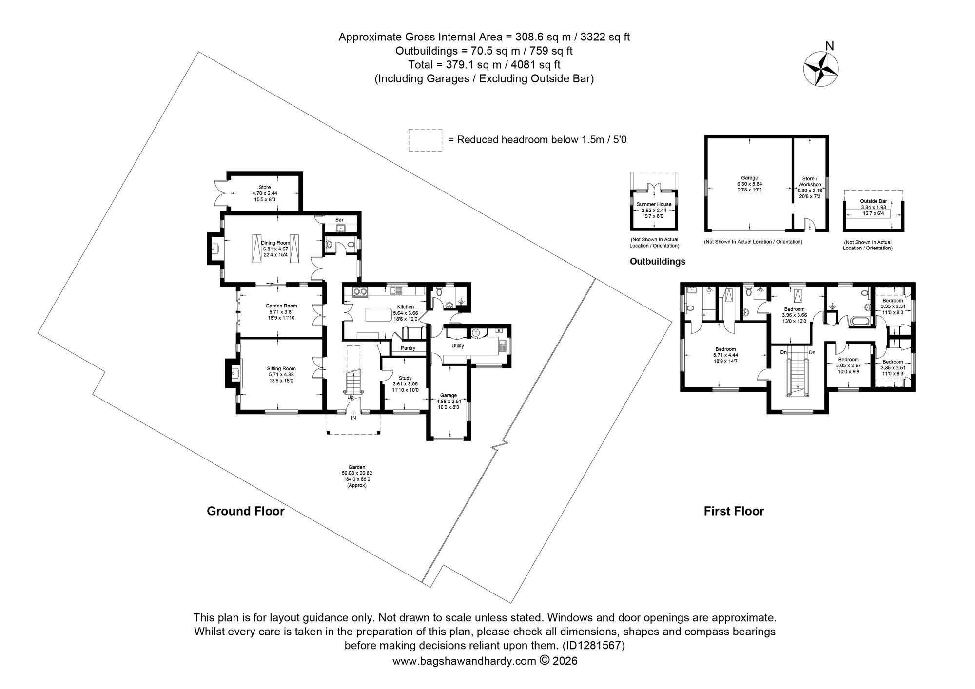Fairacres Goudhurst Road, Tonbridge floorplan
