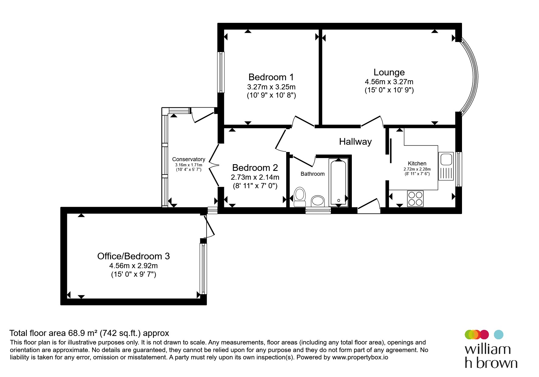 10, Kime Court, Skegness floorplan