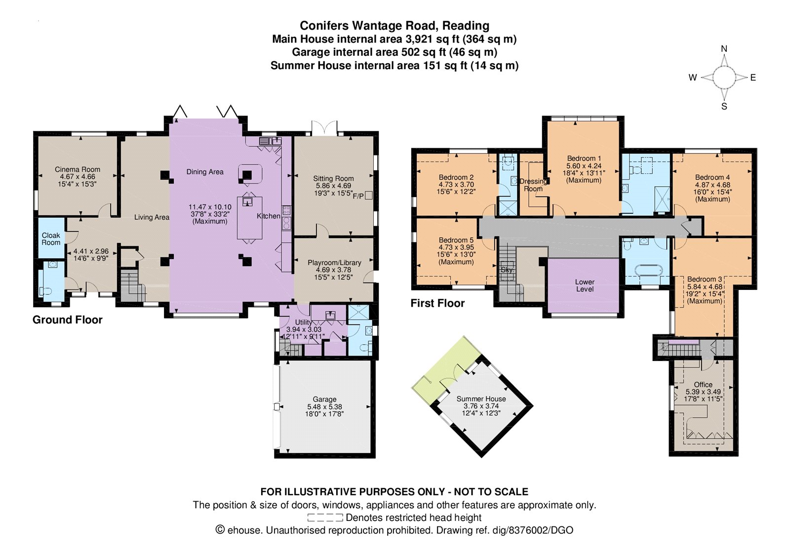 5 Bedrooms Detached house for sale in Wantage Road, Streatley, Reading RG8