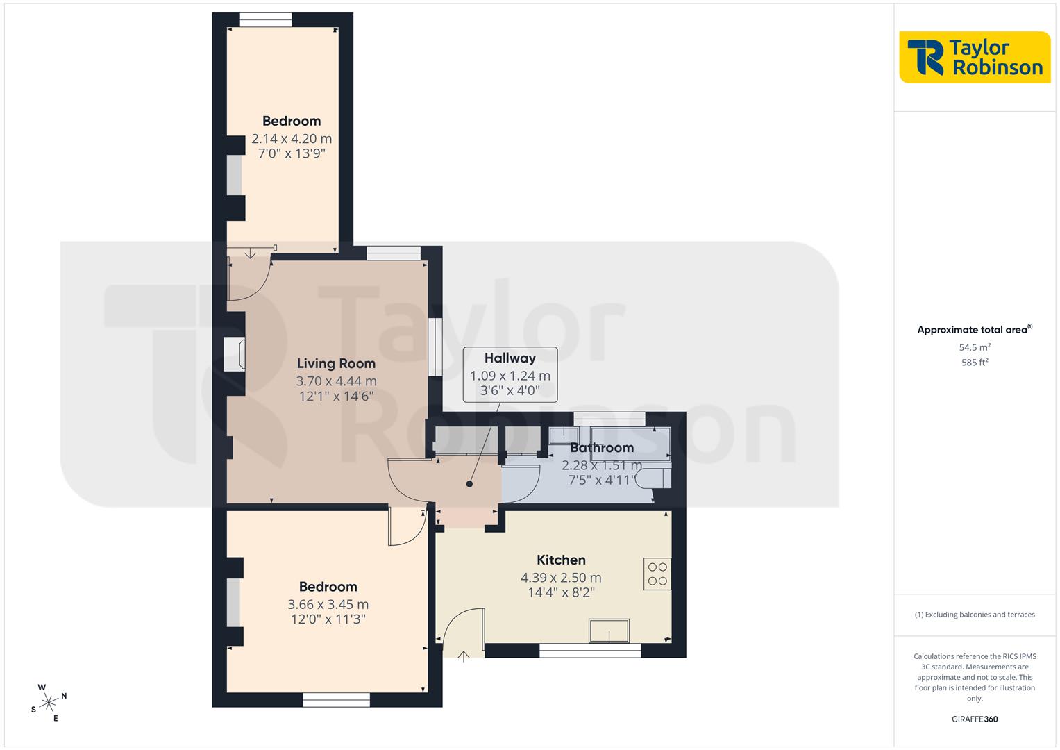 34A, Mill Road, Crawley floorplan