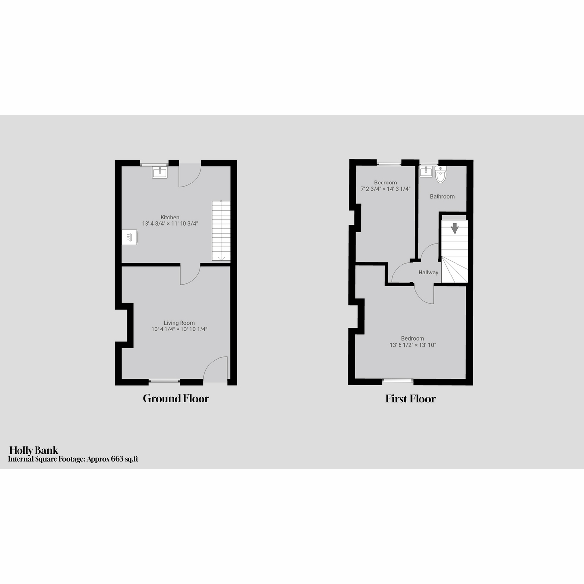 2 Holly Bank, Whitehough, High Peak floorplan