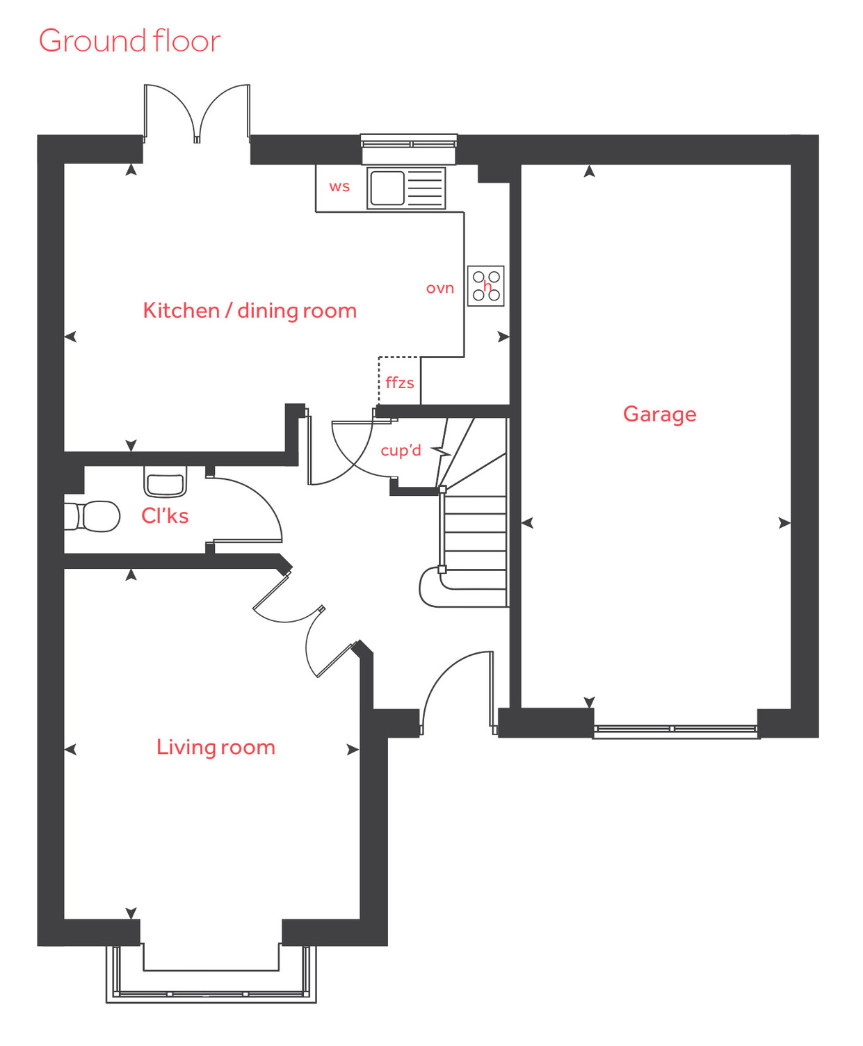 76, Matthew Telford Park, Scartho Top floorplan